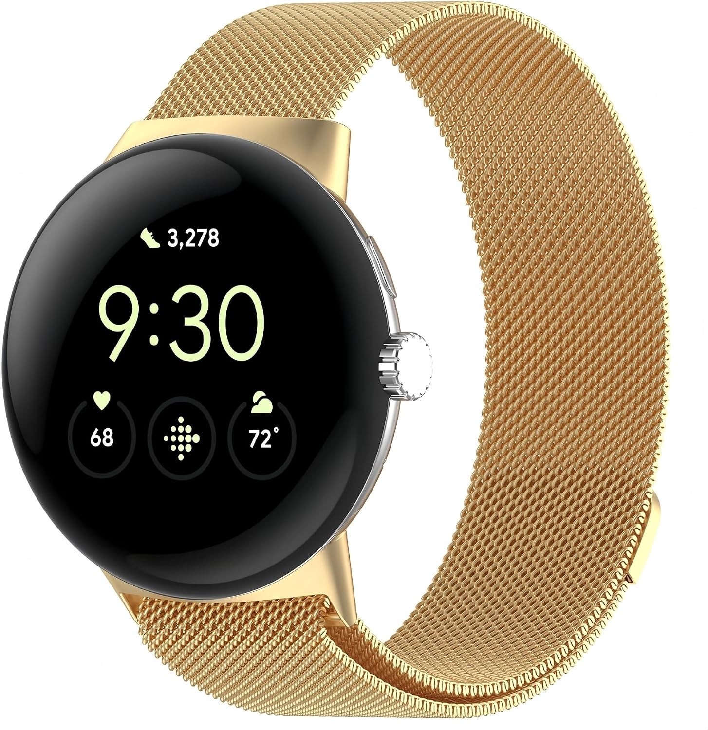 Metal Mesh Strap Compatible with Google Pixel Watch 2 (41mm/45mm)