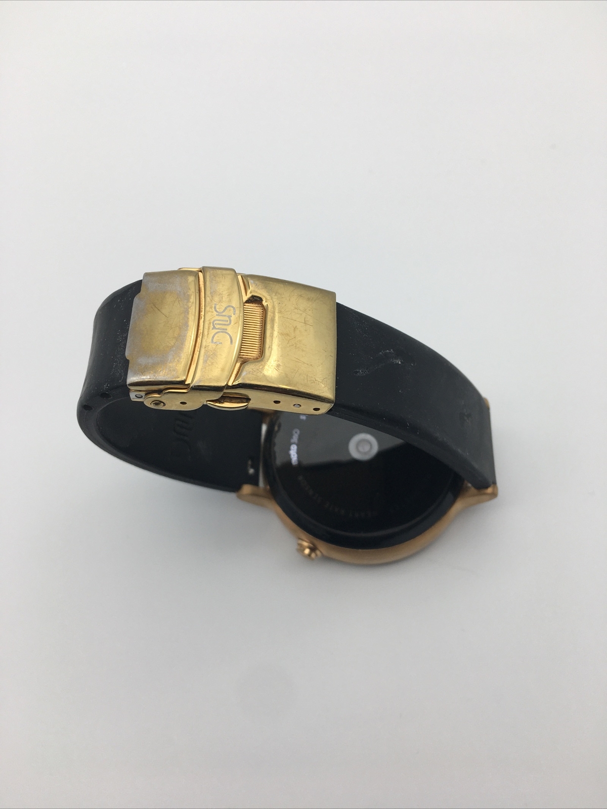 Motorola Moto 360 2nd Gen. 42mm Rose Gold Stainless Steel Case Black Band