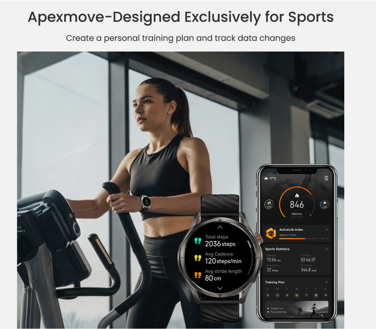 KOSPET Magic R10 Smart watch Men & Women GPS 1.43″ AMOLED, 5ATM Waterproof Black