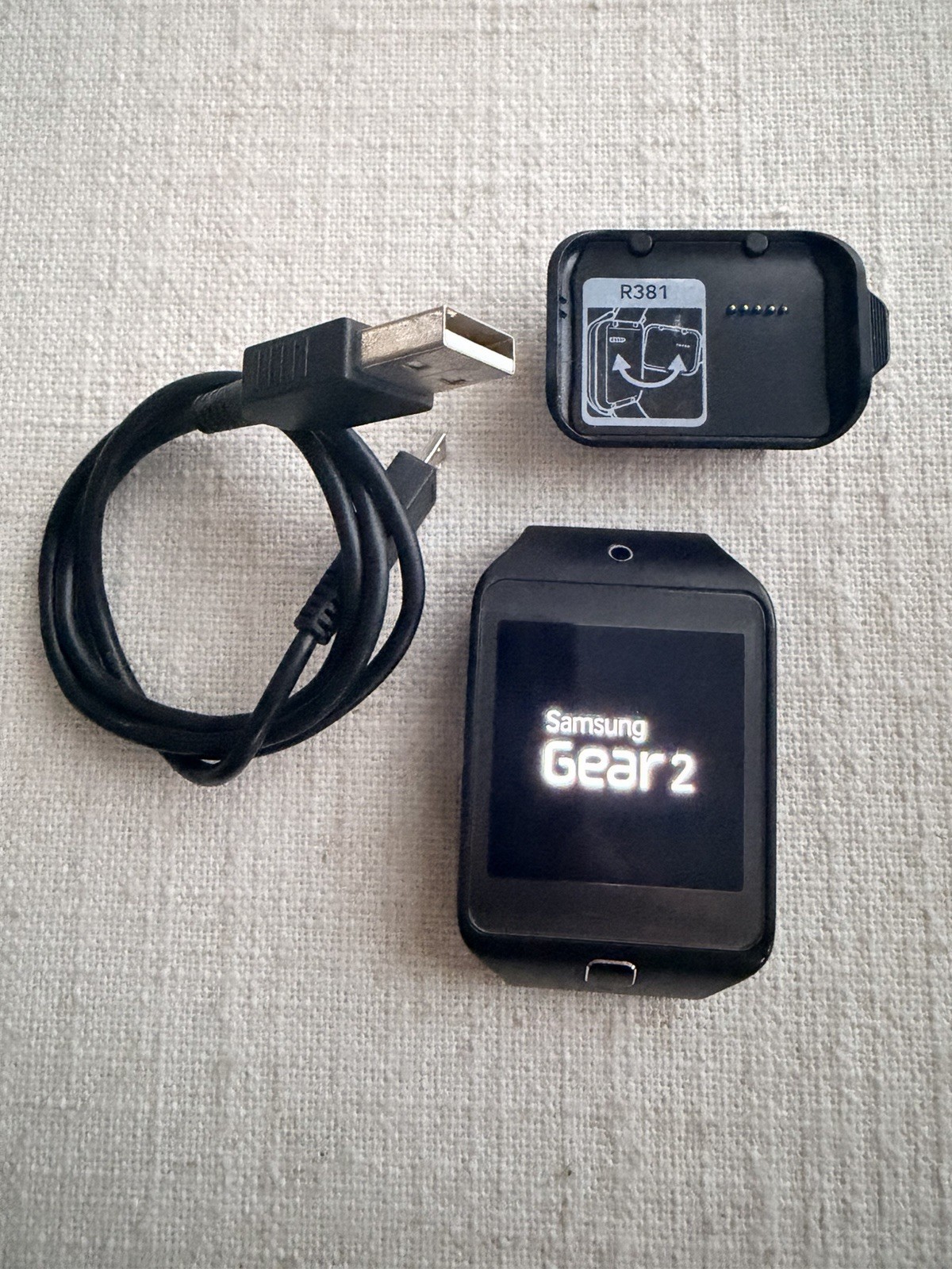 Samsung Gear 2 Neo Smart Watch SM-R381 – Black – No Band – Working