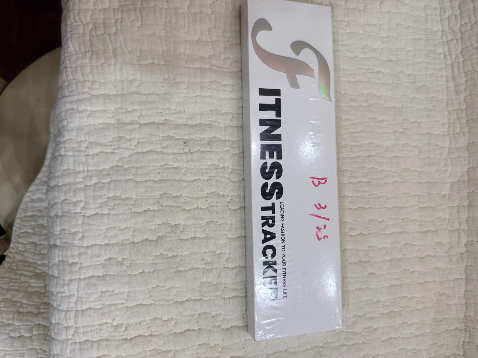 Fitness Tracker Band Slim White Heart Rate Sleep