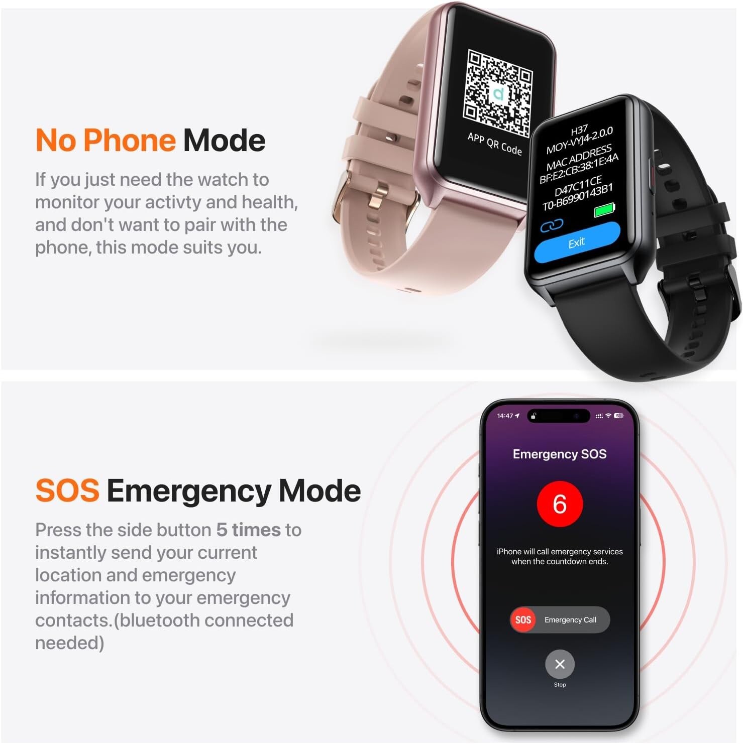 24/7 Health Monitoring Smart Watch with 100+ Sports Modes and Bluetooth Calling