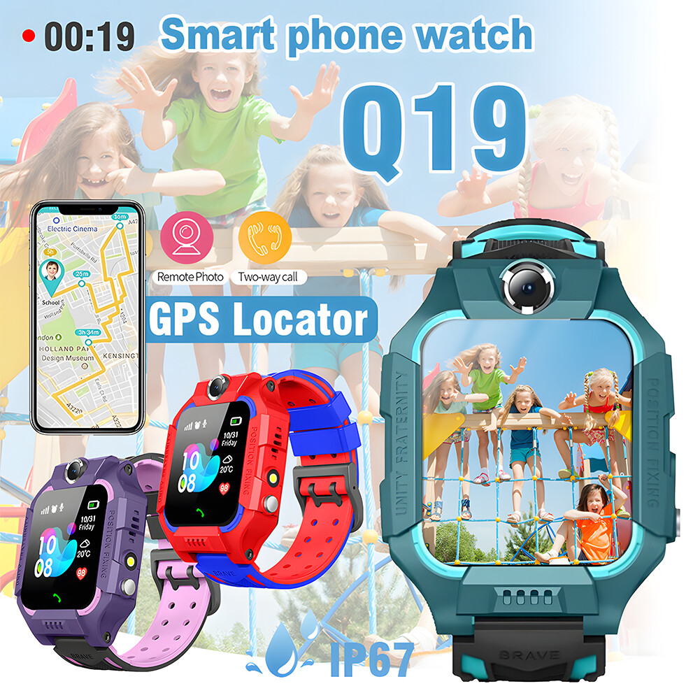 Kids Smart Watch Camera GPS Tracker SOS Children Call Phone For Boys Girls Gifts