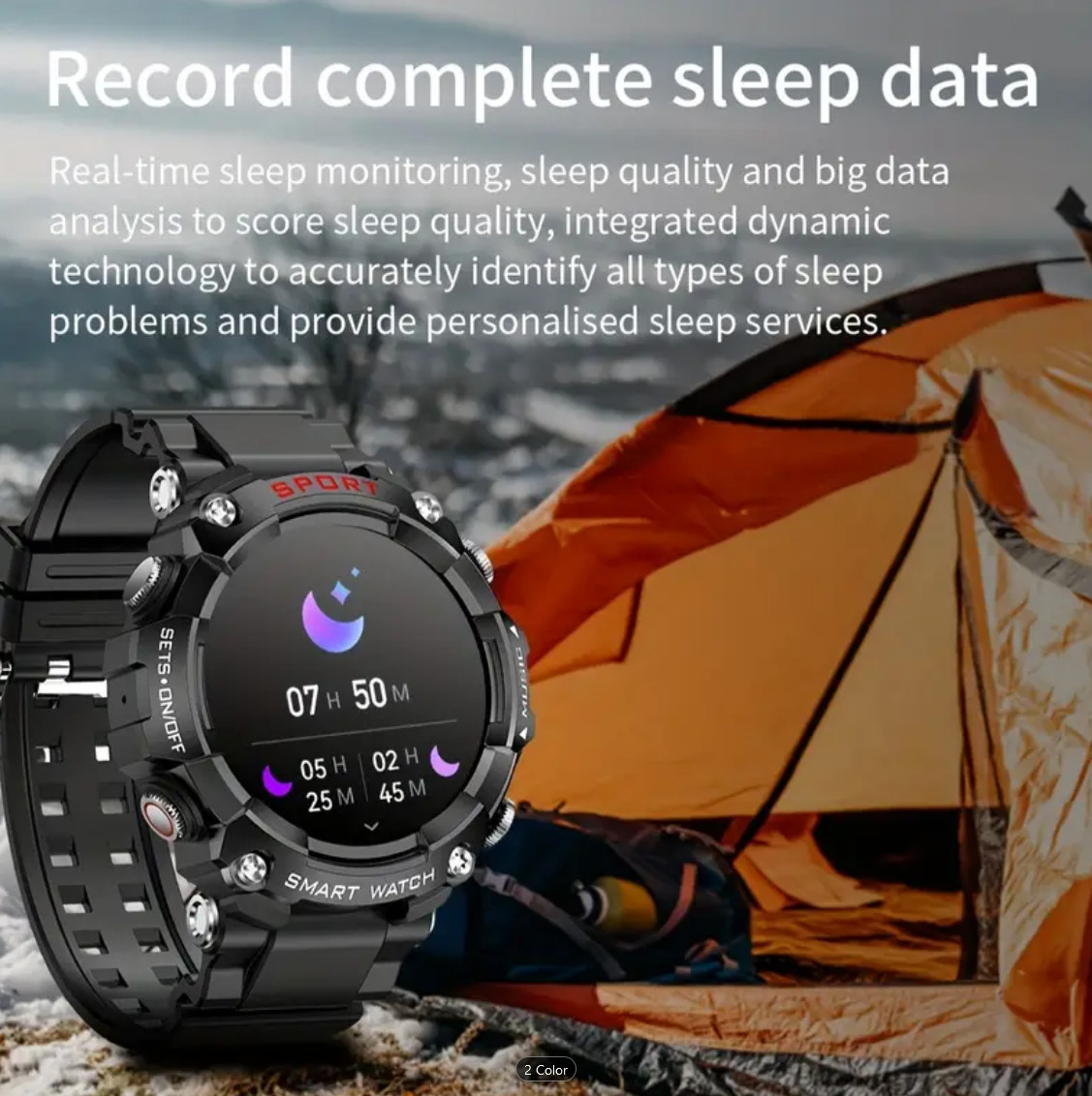 SMART WATCH with Earbuds for Men Women 1.52″ HD Touch Screen UltraLight Weather