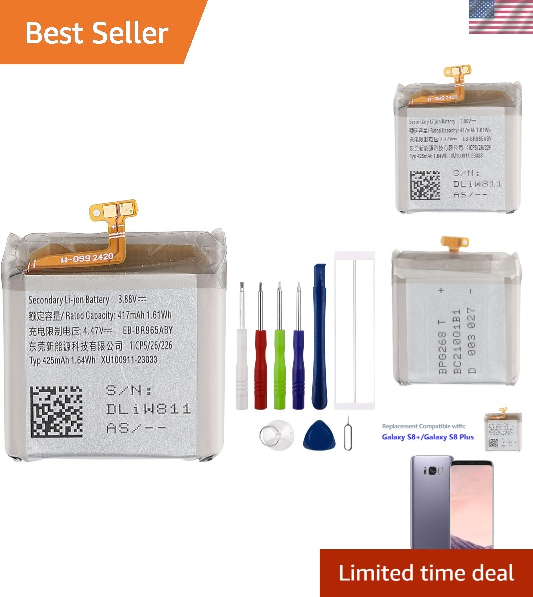 EB-BR965ABY Rechargeable Battery for Galaxy Watch 6 Classic R965 47mm, 417mAh