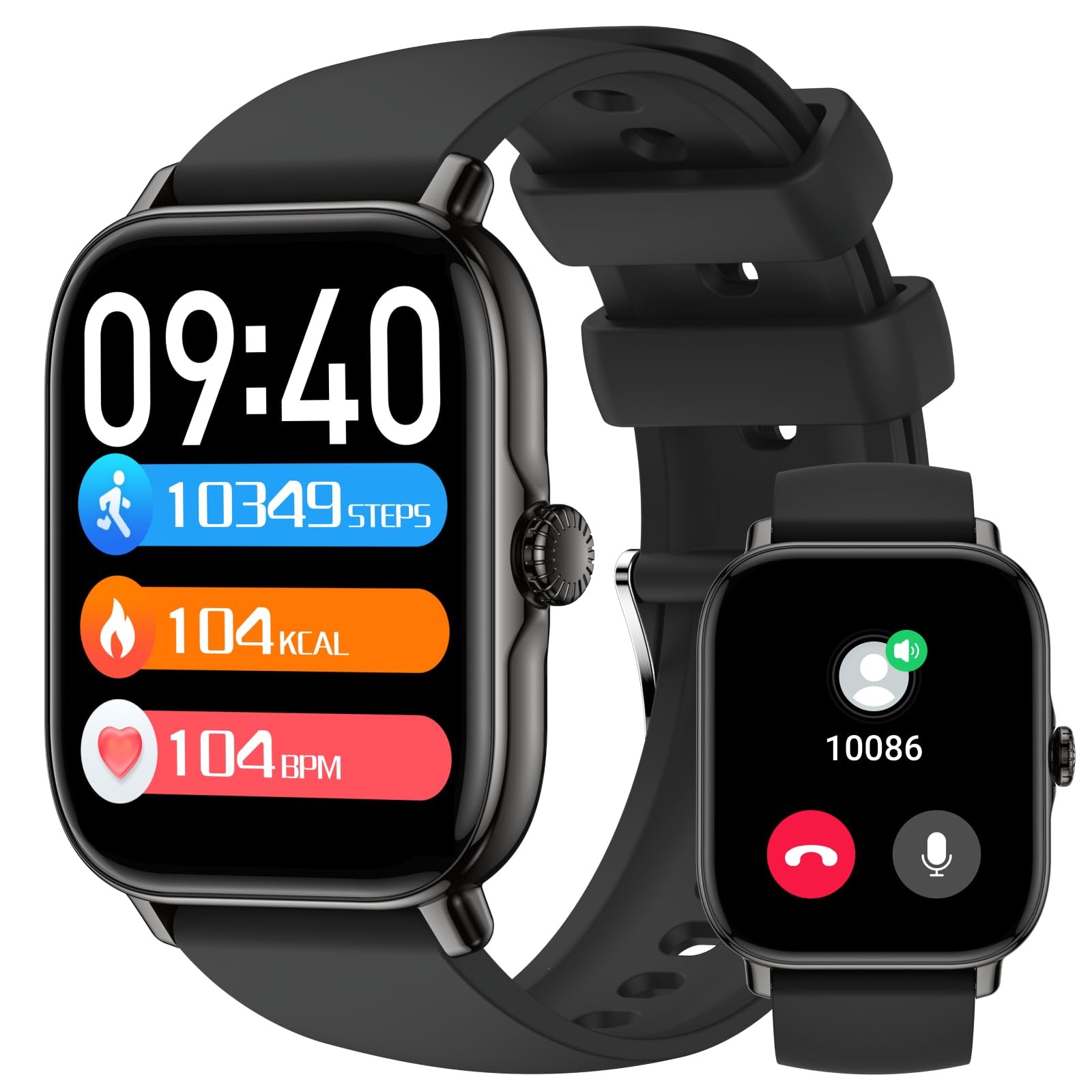 for Men (Answer/Make Calls/AI Voice Control) 1.91″ for Android Phones iPhone …