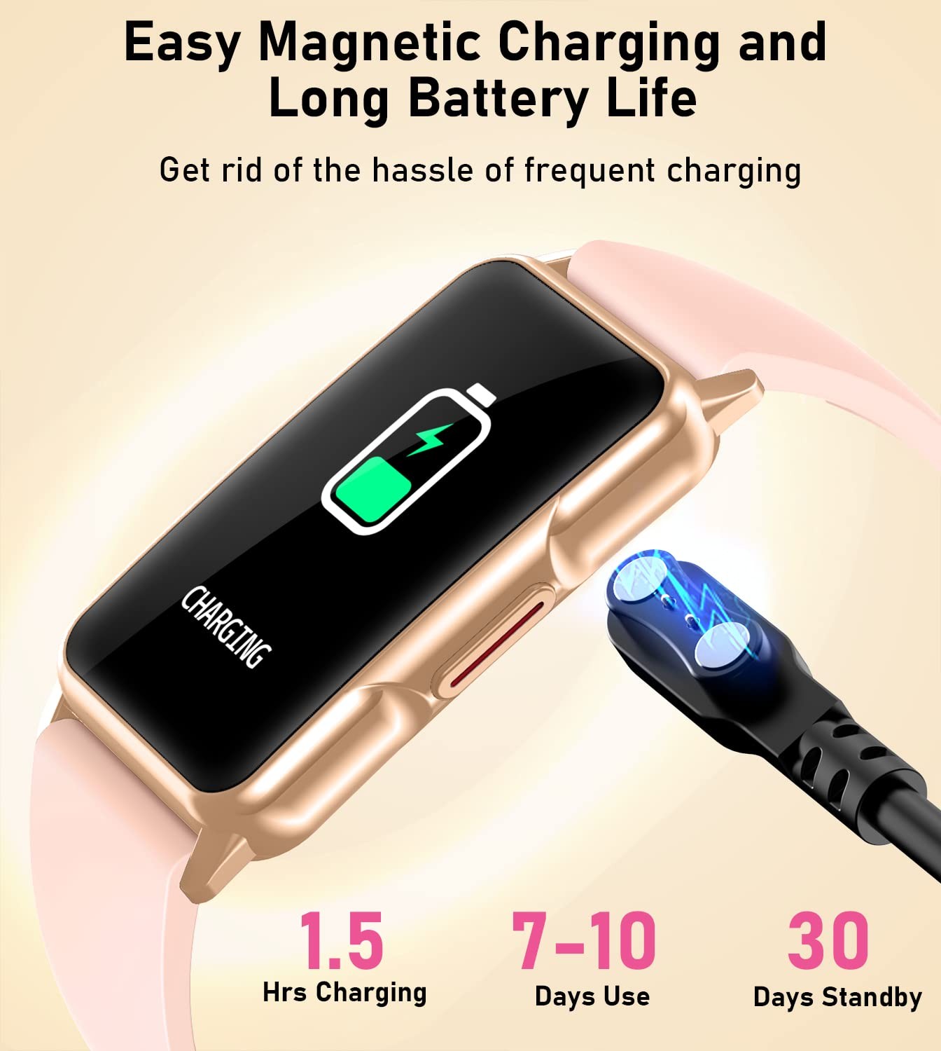 Fitness Tracker with 24/7 Heart Rate Sleep Monitor 100 Sports Modes Step Calo…