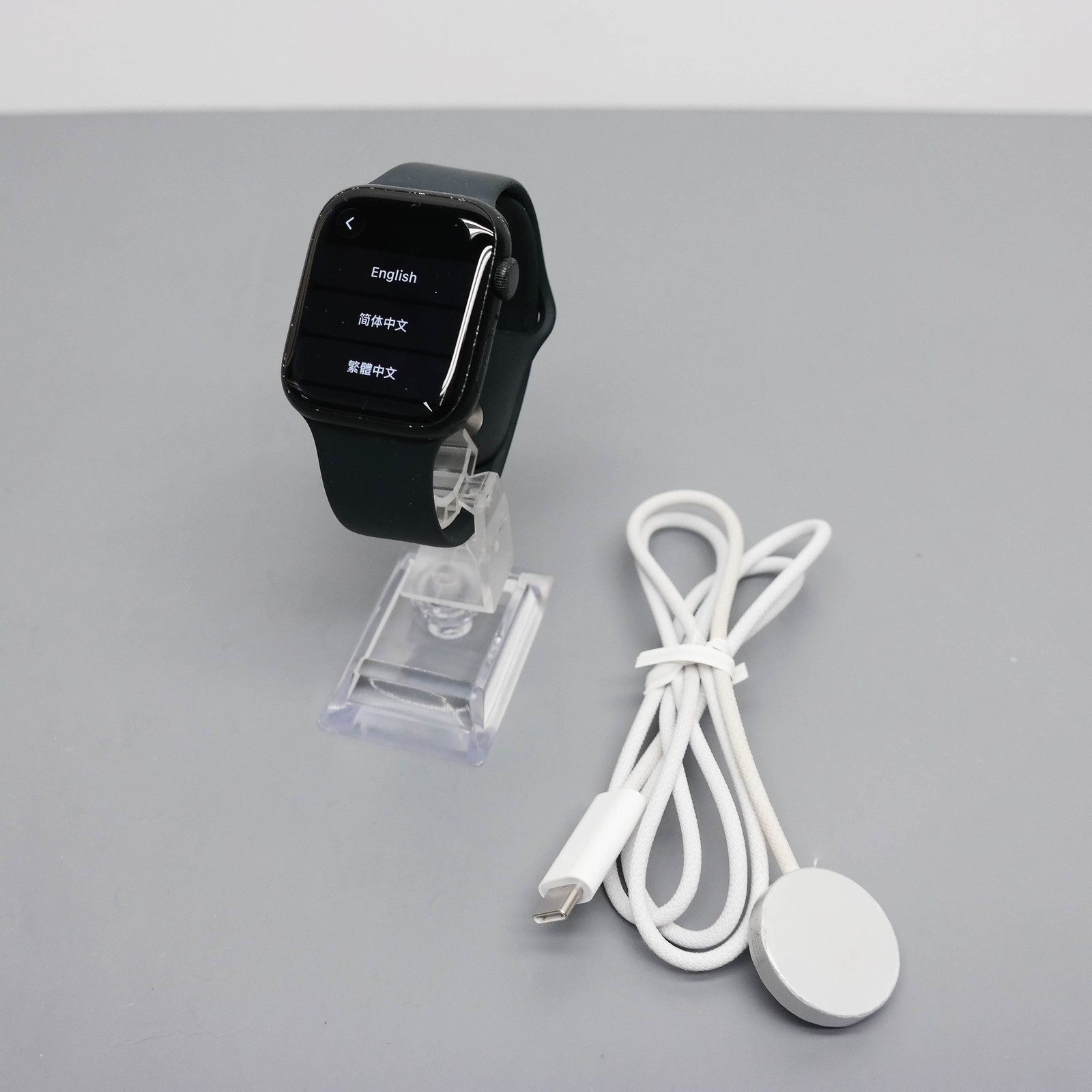 Apple Watch Series 9 45mm Aluminum Case with Sport Band – Midnight MR9A3LL/A