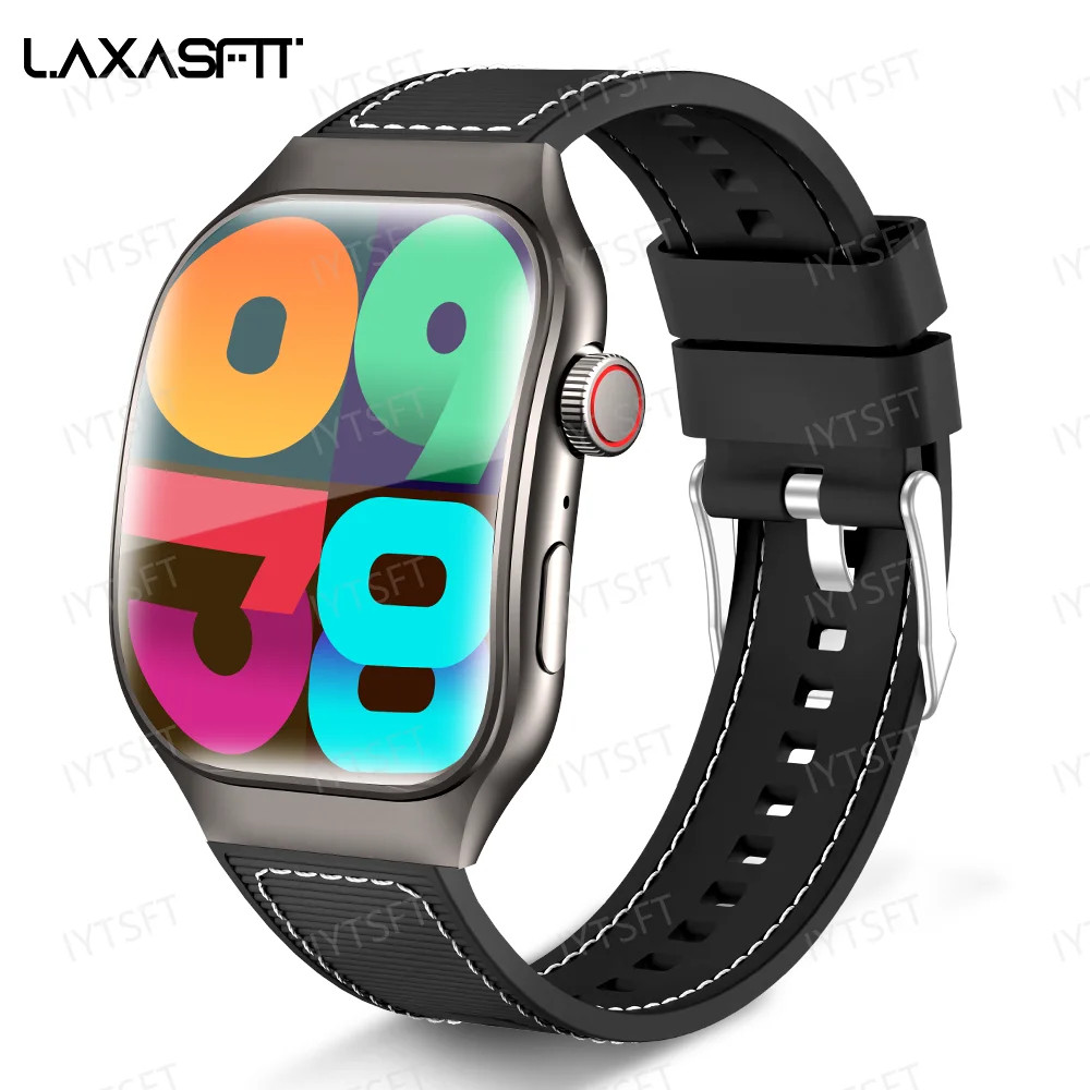 Bluetooth Smart Watch Men 2.01″ HD Curved Screen Sports Watch Health Monitor