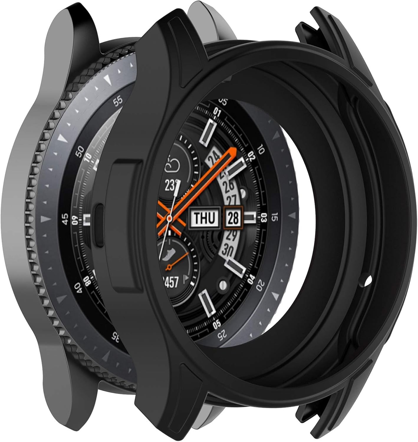 Silicone Case Cover for Samsung Galaxy Gear S3 Frontier SM-R800 46mm