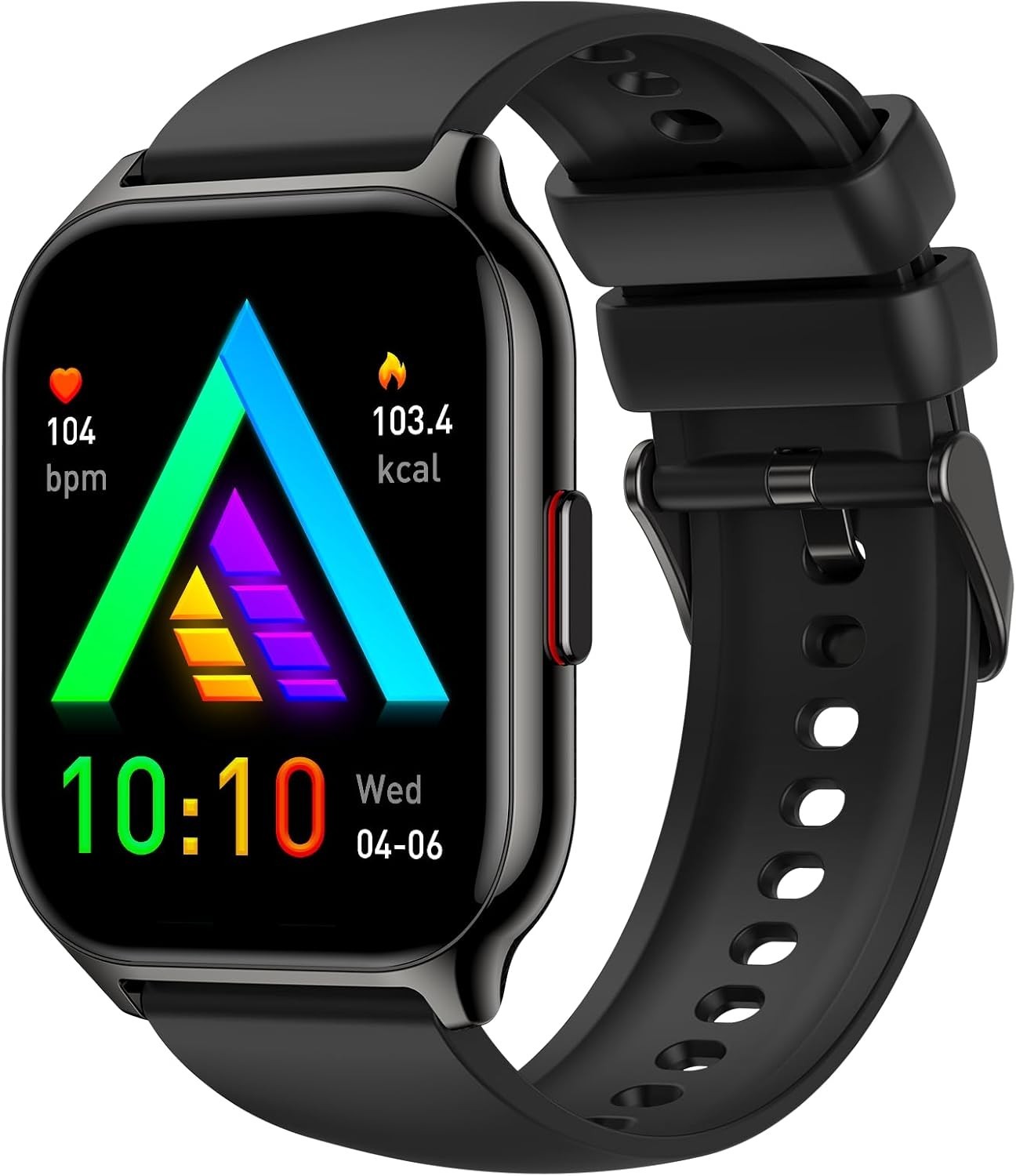 Smart Watch for Men Women, 2.01″ HD Display Fitness Tracker with 107+ Sports Hea