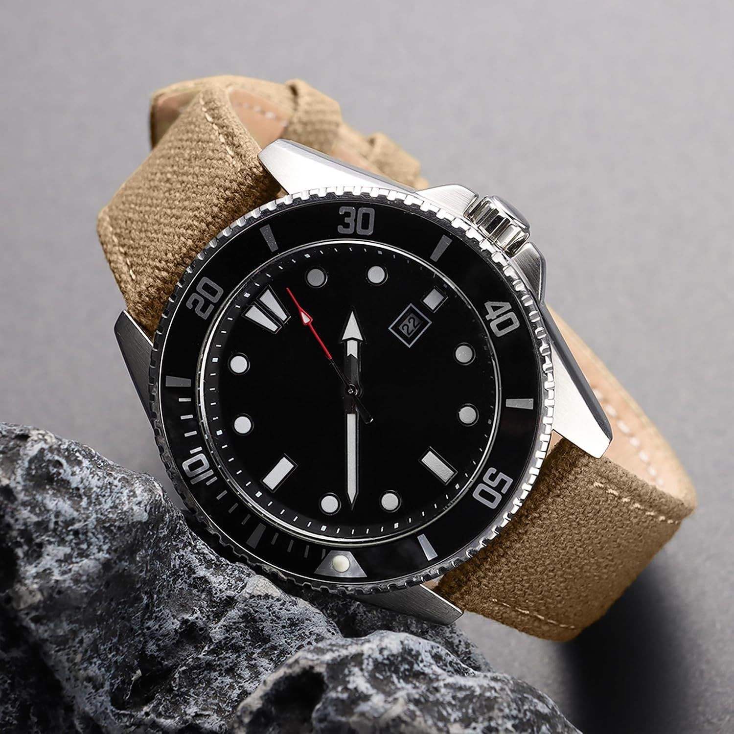 Strap Only For Military Watch 20mm/22mm Canvas Quick Release