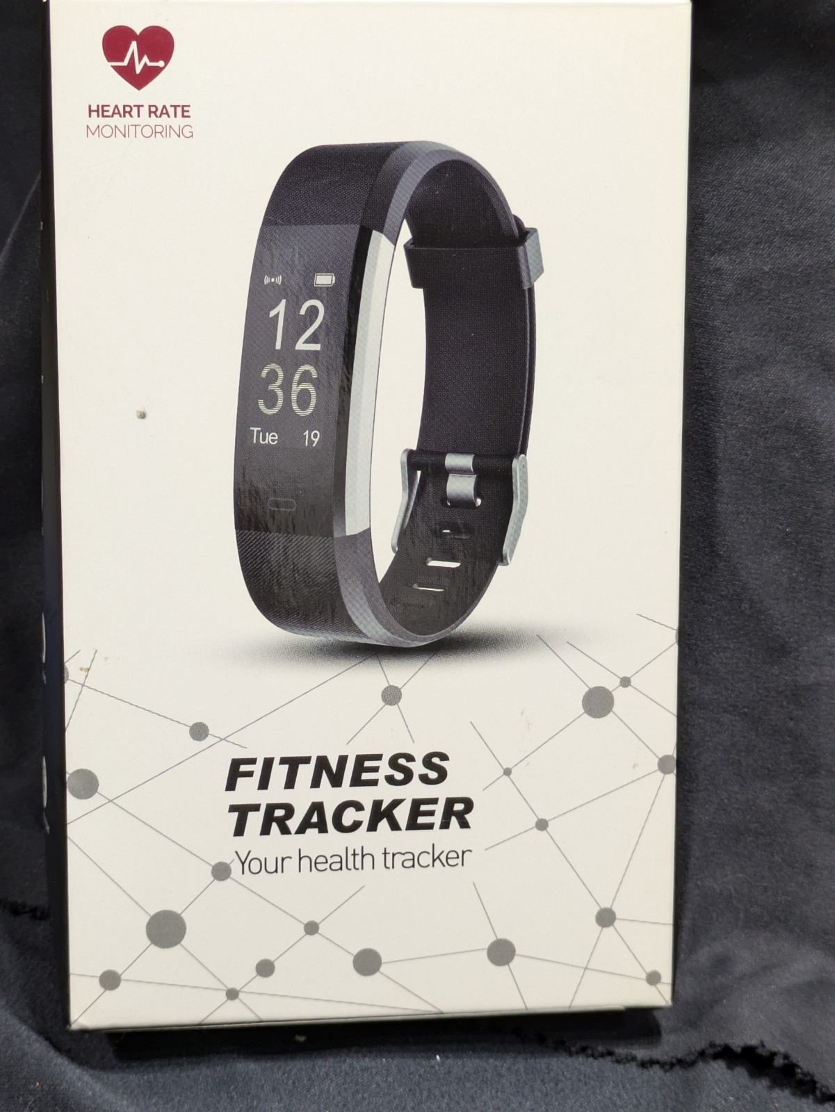 Fitness Tracker Watch – Black