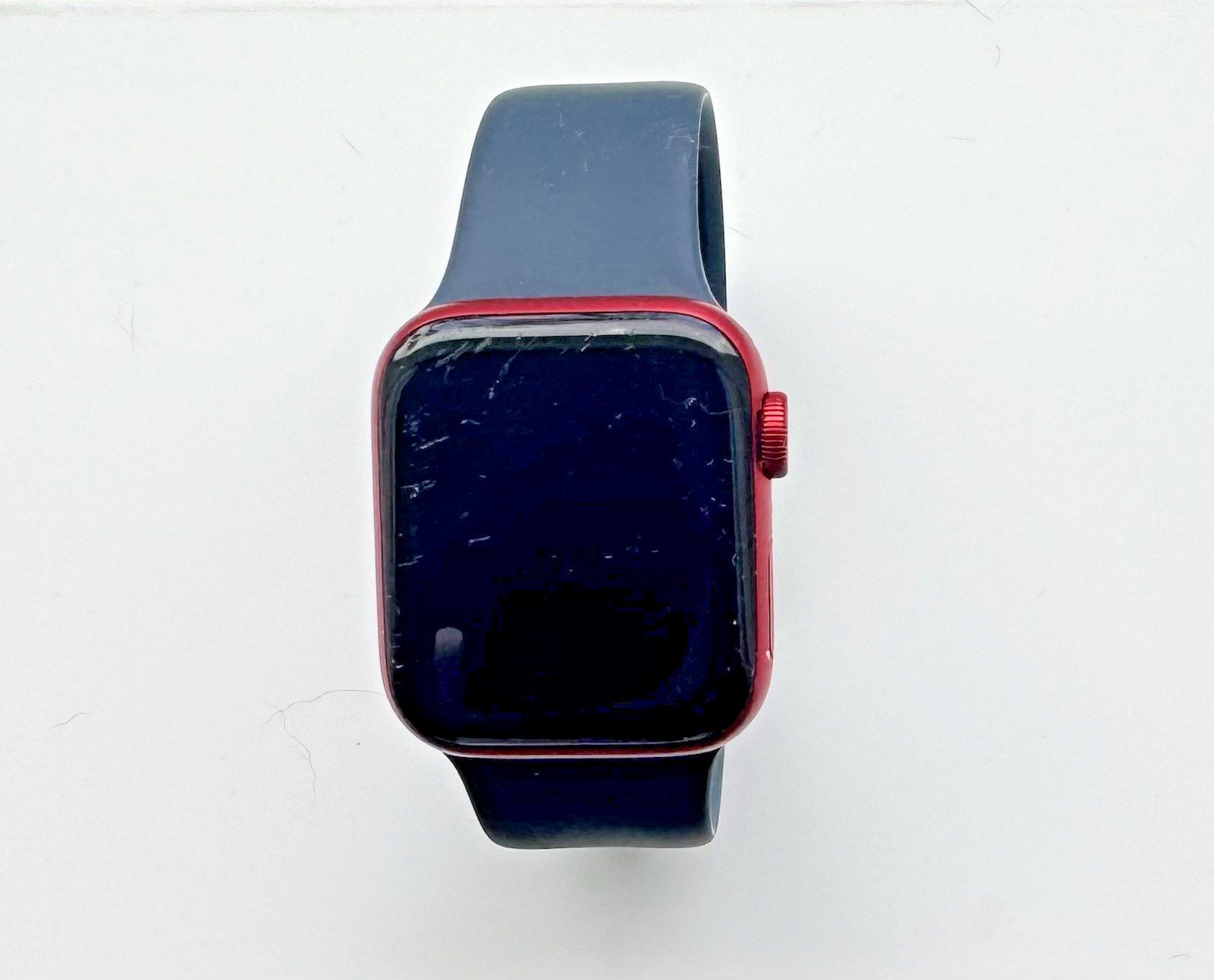 Apple Watch Series 6 Red Case/Blue Band (CONDITION UNKNOWN — SEE DESCRIPTION)