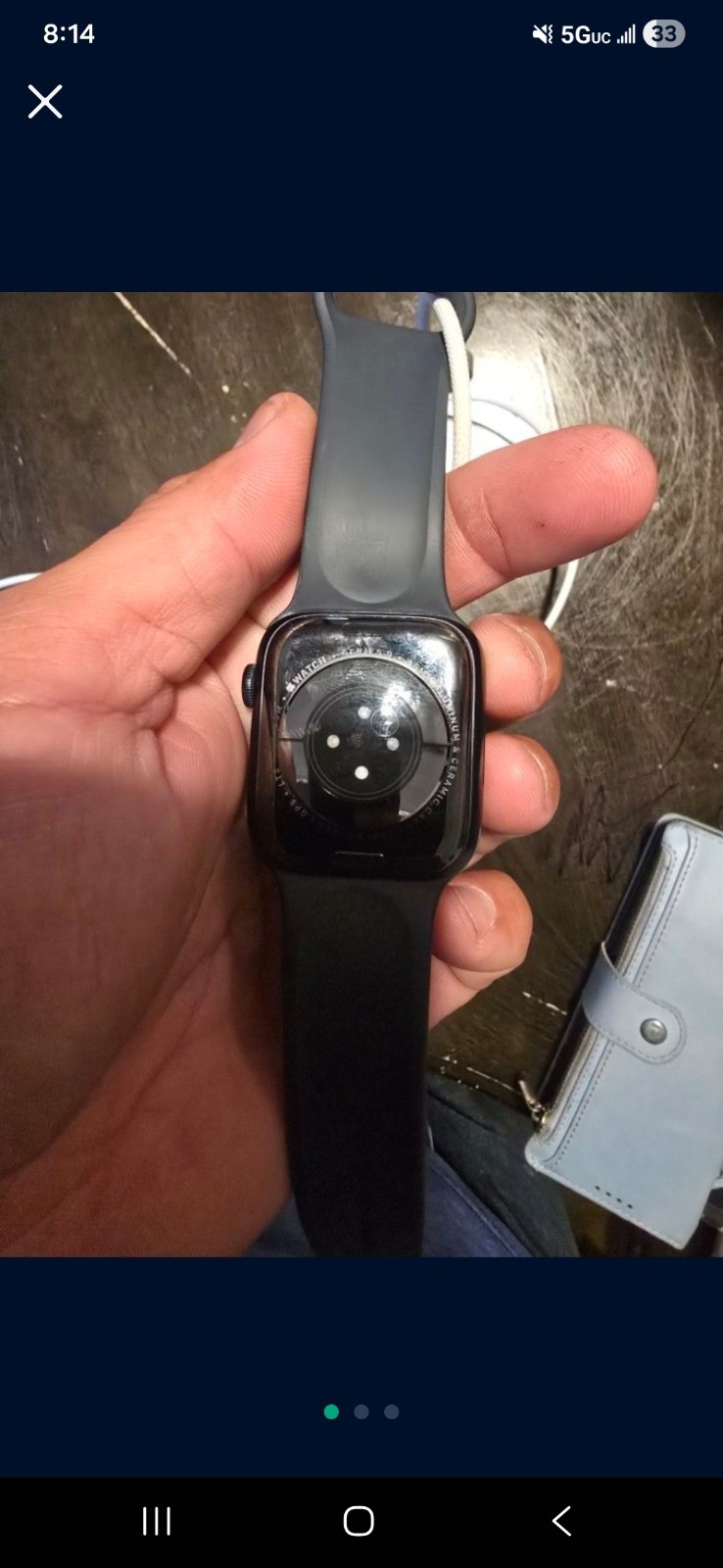 Apple Watch Series 9 45mm Aluminum Case with Sport Band – Midnight (GPS
