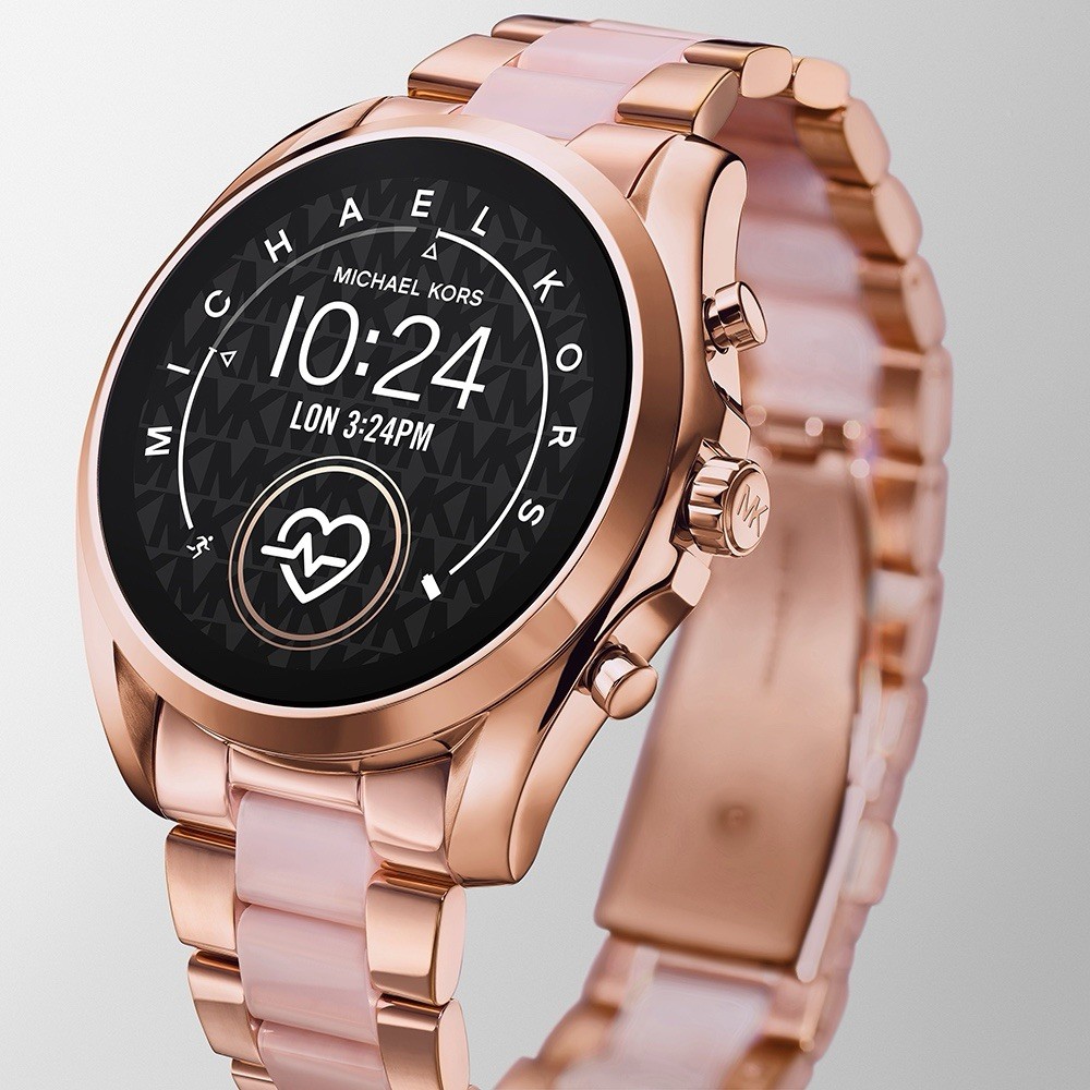 Michael Kors Bradshaw 2 Rose Gold-Tone and Acetate Smart Watch – (MKT5090)