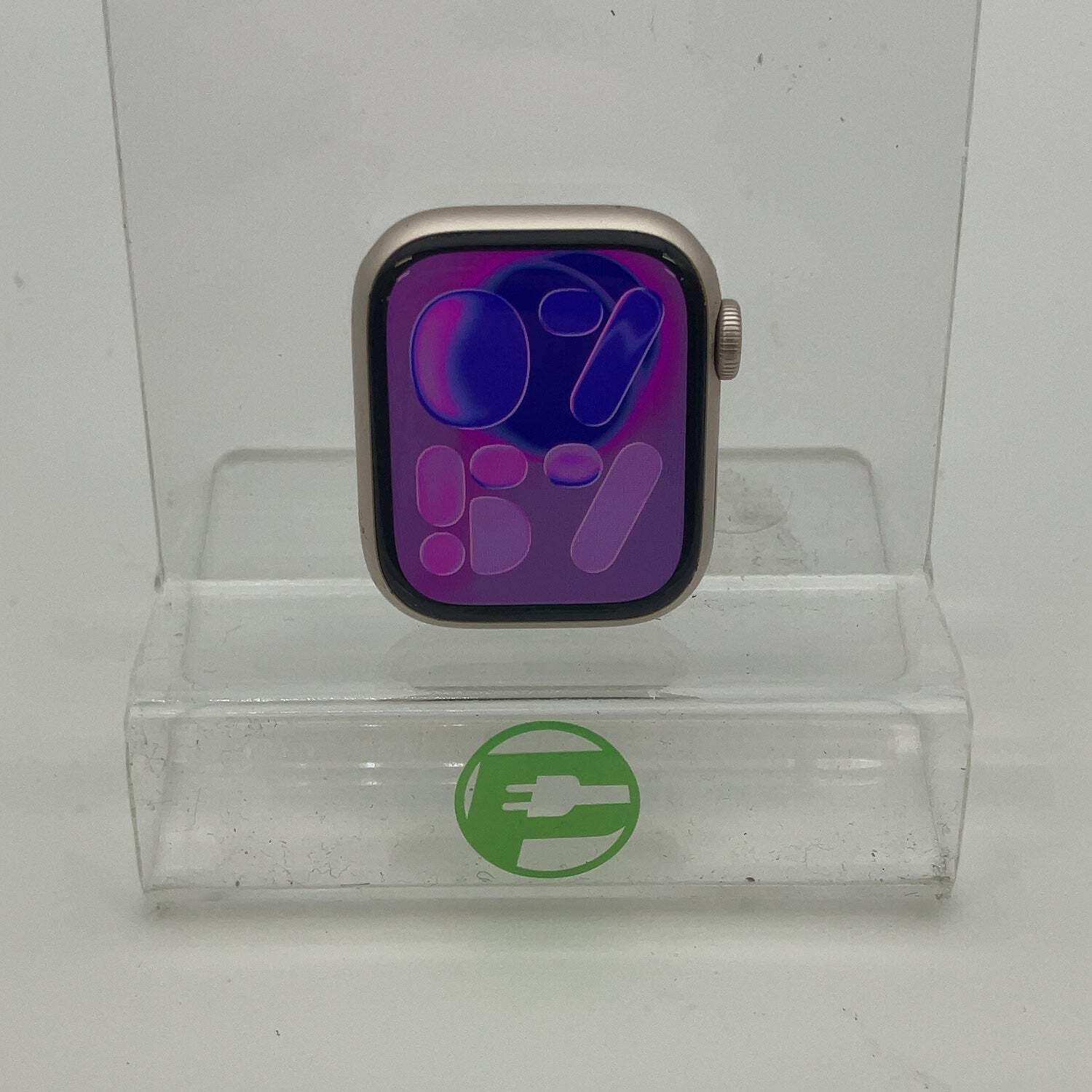 Unlocked Apple Watch Series 8 41MM Starlight Aluminum MNUX3LL/A Face Only
