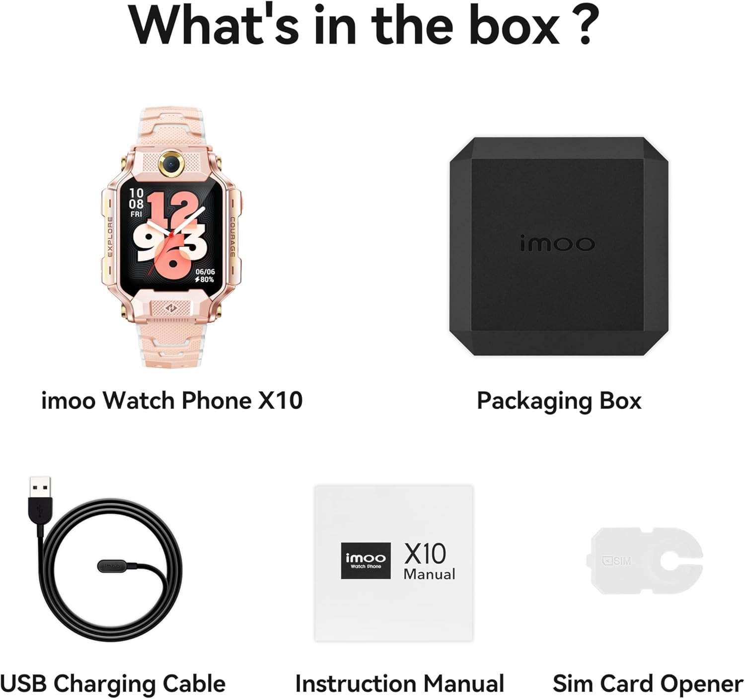 X10 Kids Smartwatch, Verizon Exclusive,Kids GPS Watch with Real-Time Locating &