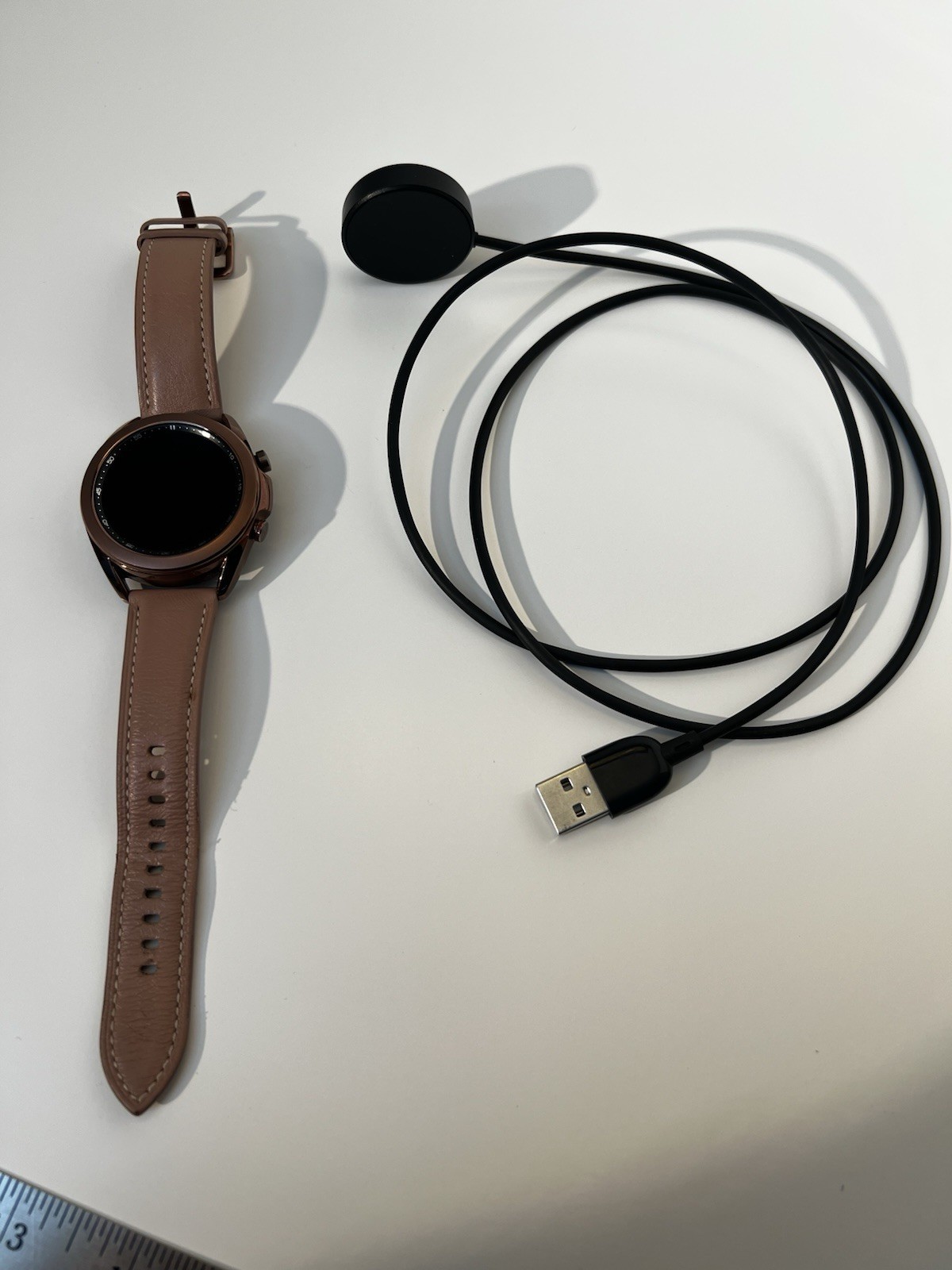 Samsung Galaxy Watch3 SM-R855U 41mm 4GB WiFi NFC GPS 4G LTE Mystic Bronze TESTED