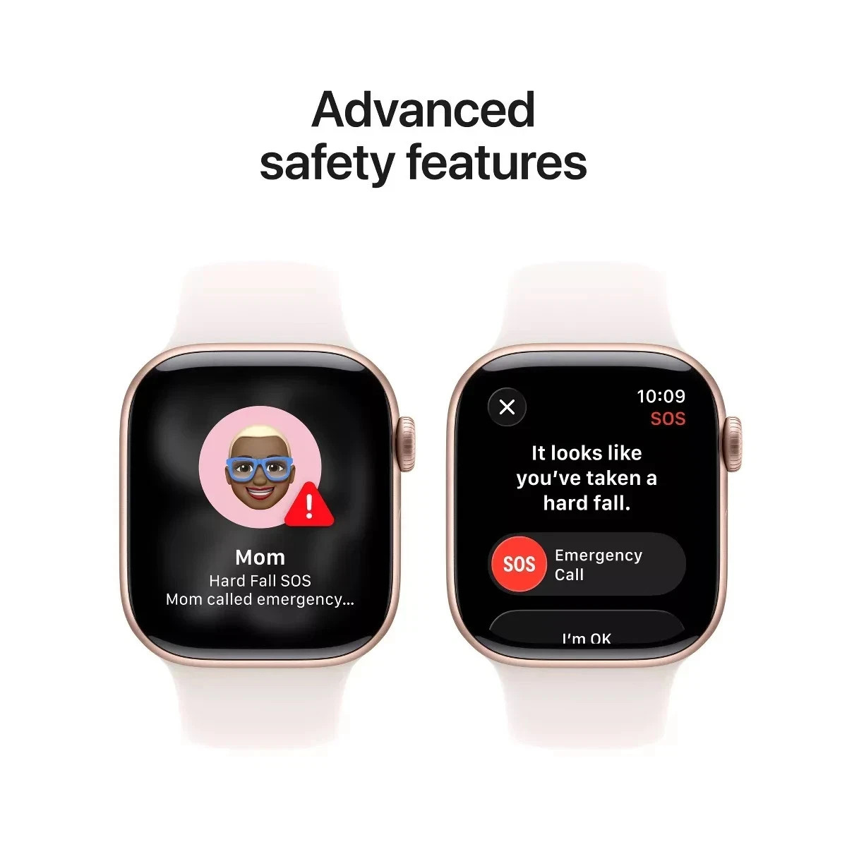 Apple Watch Series 11 42mm GPS Rose Gold Sport Band MEV44LW/A 2025