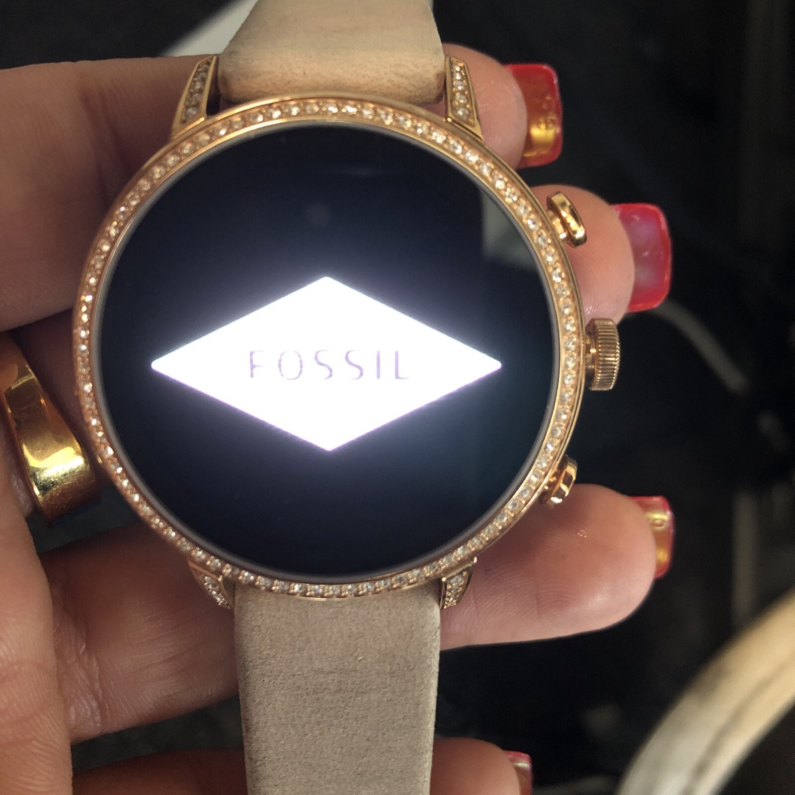 WORKING Fossil FTW6011 Women’s Gen 4 Q Venture HR Smartwatch