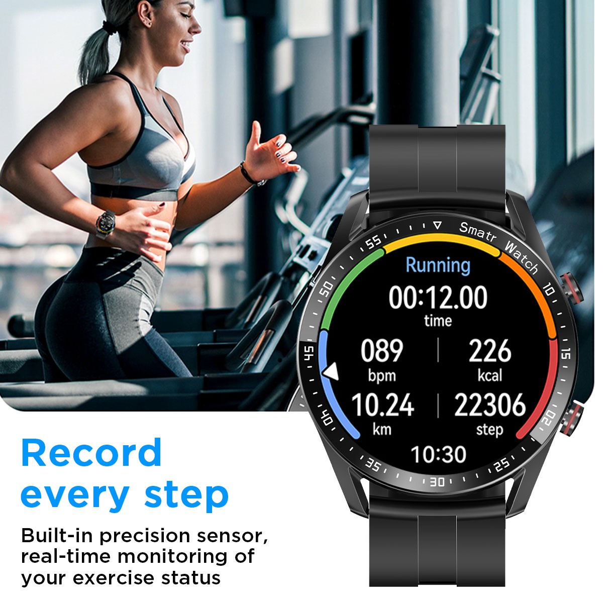 Bluetooth Talking Smart Watch Waterproof HD Touch Screen For Android IOS System
