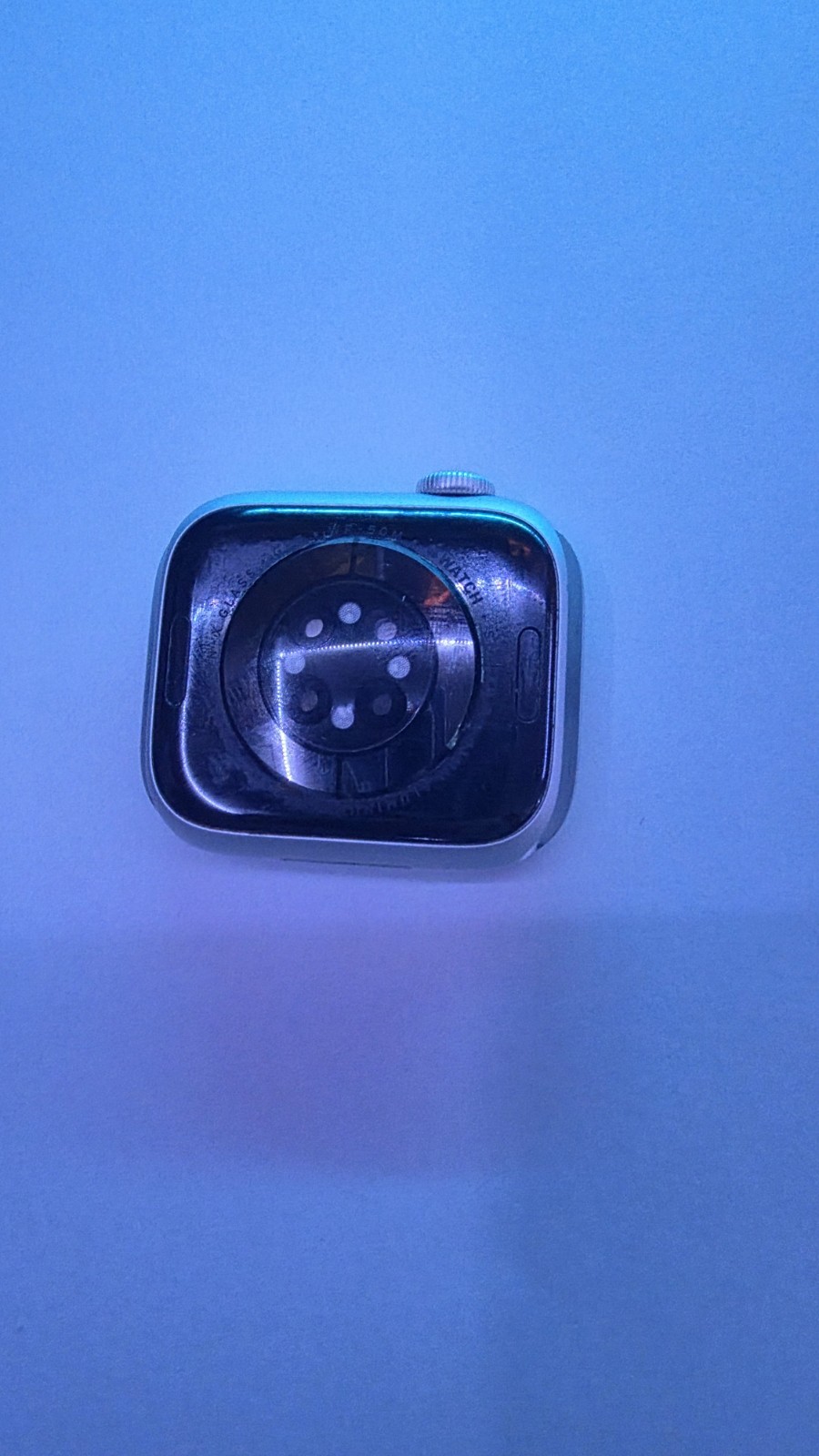 Apple Watch Series 8 GPS Only 41mm Silver Case with Blue Sport Band