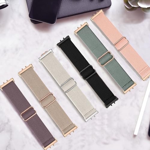Stretchy Nylon Strap Compatible with Samsung Galaxy Fit 3 SM-R390 Elastic Loop B
