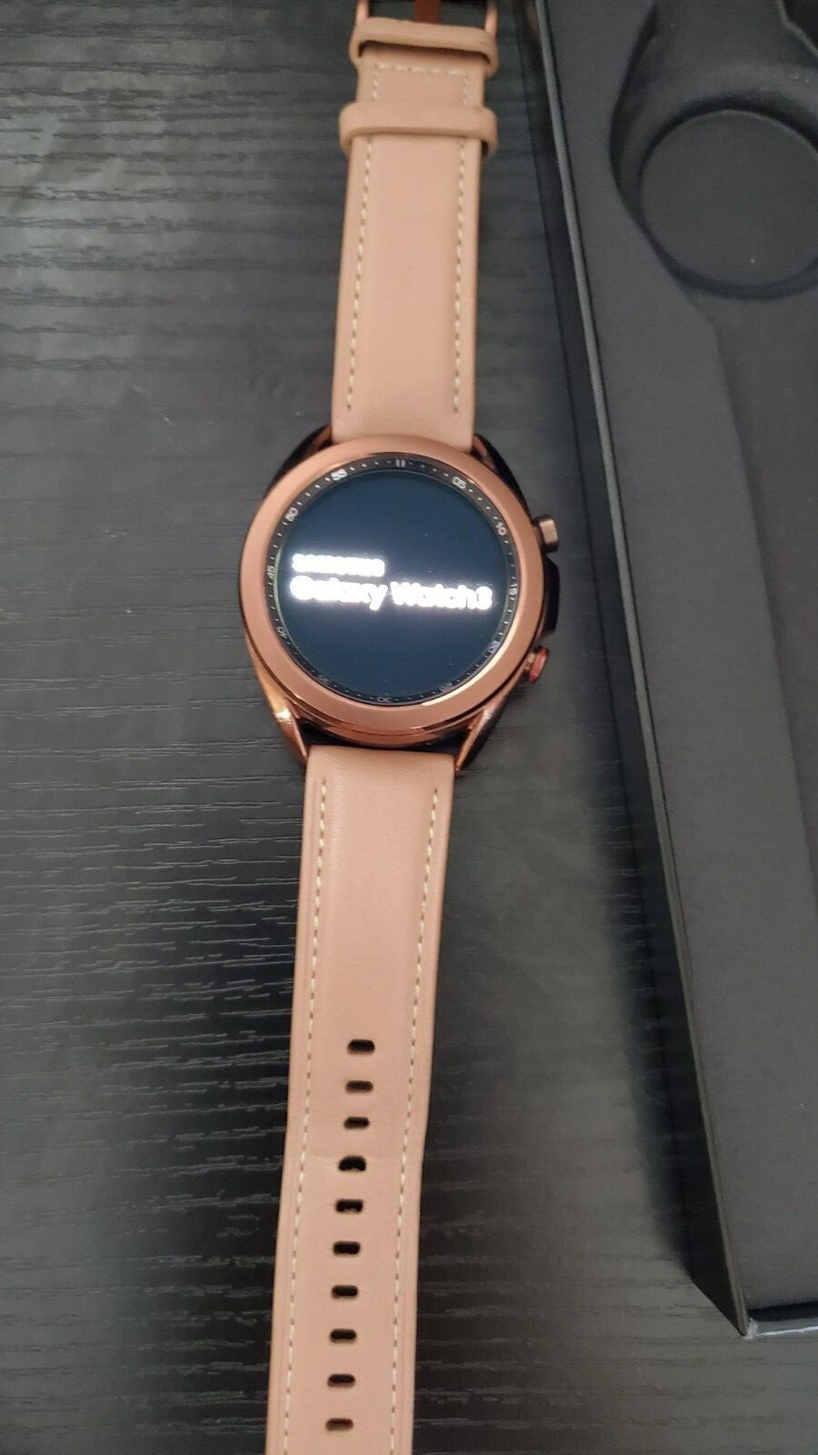 Samsung Galaxy Watch3 SM-R850 41mm Stainless Steel Case with Leather Strap -…