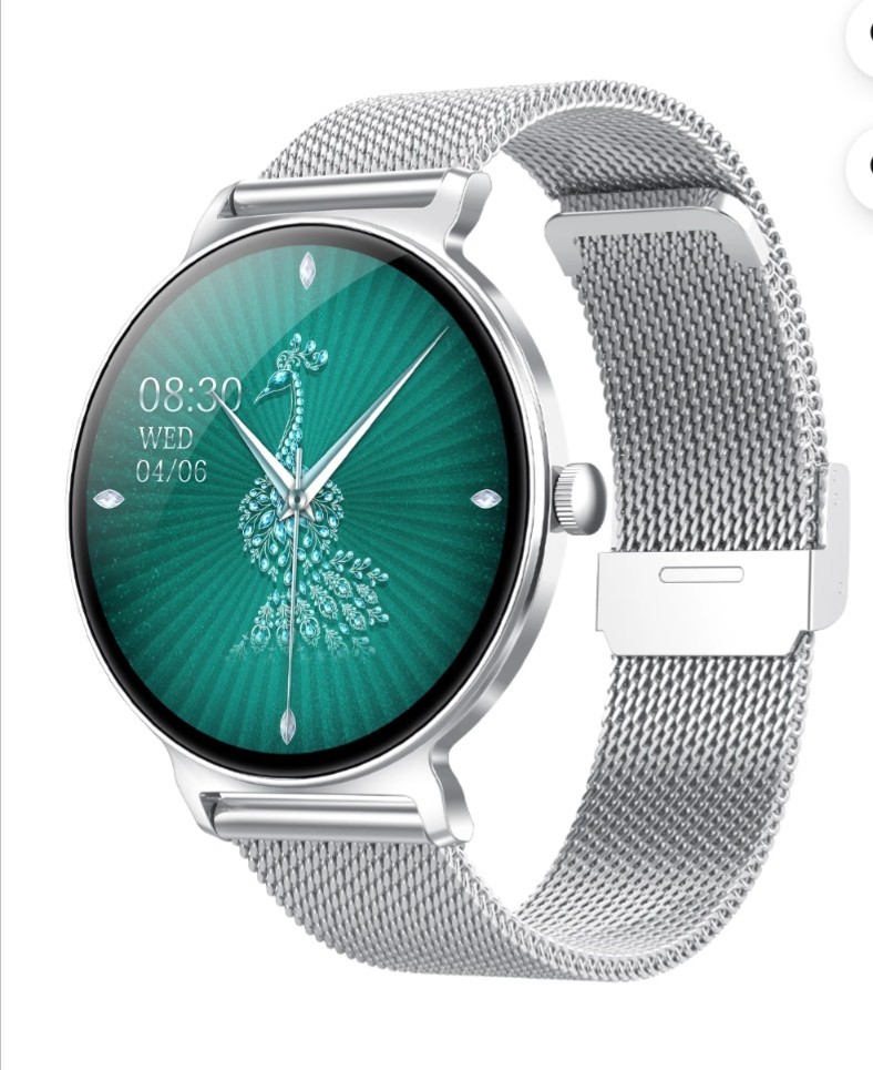 Smart Watch 1.27″ Fitness Tracker Bluetooth Calls Android and iPhone 2 Straps