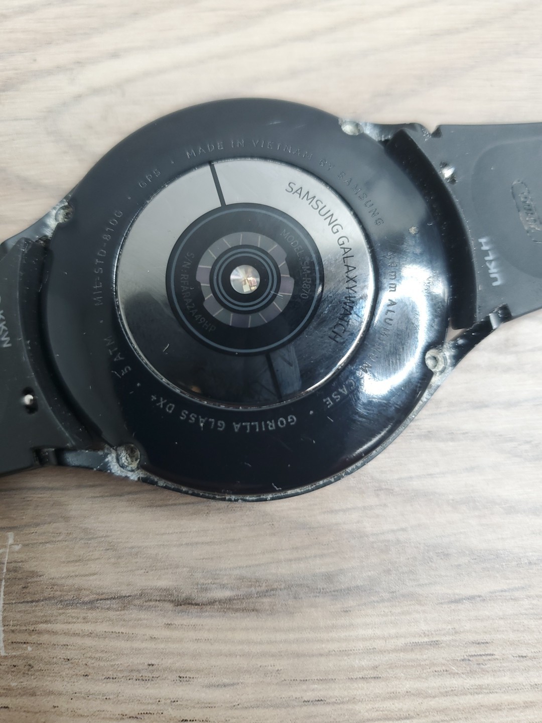 Samsung Galaxy Watch4 SM-R870 44mm Aluminum Case with Sport Band – Black…
