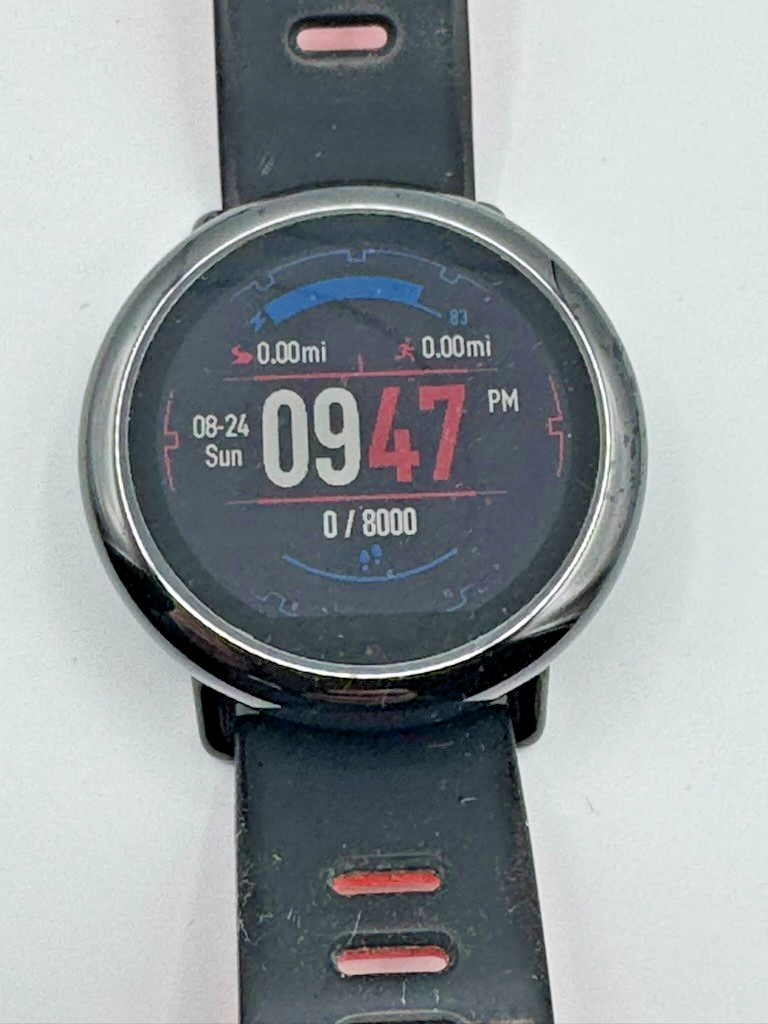 Amazfit Pace A1612 GPS Smartwatch Heart Rate Fitness Tracker Black Watch