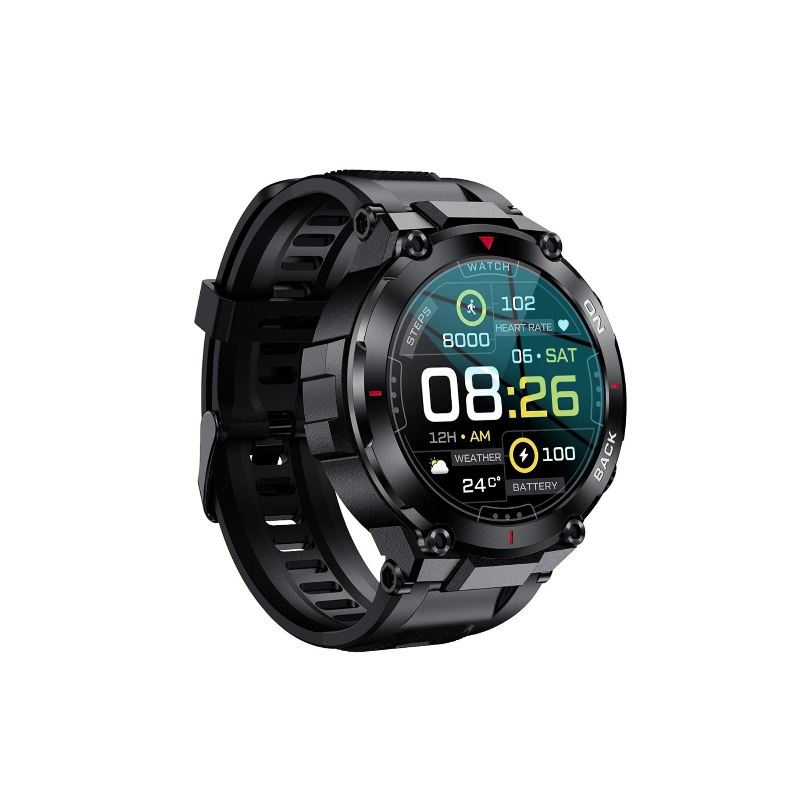 Advanced Fitness Smartwatch for Android/Apple iOS Phones Bluetooth True GPS