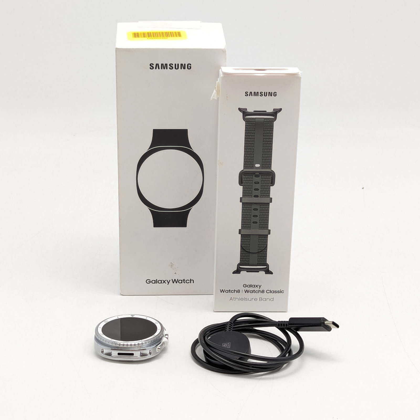 Samsung Galaxy Watch8 Classic 46mm L505U | White | Stainless Steel | GPS + LTE