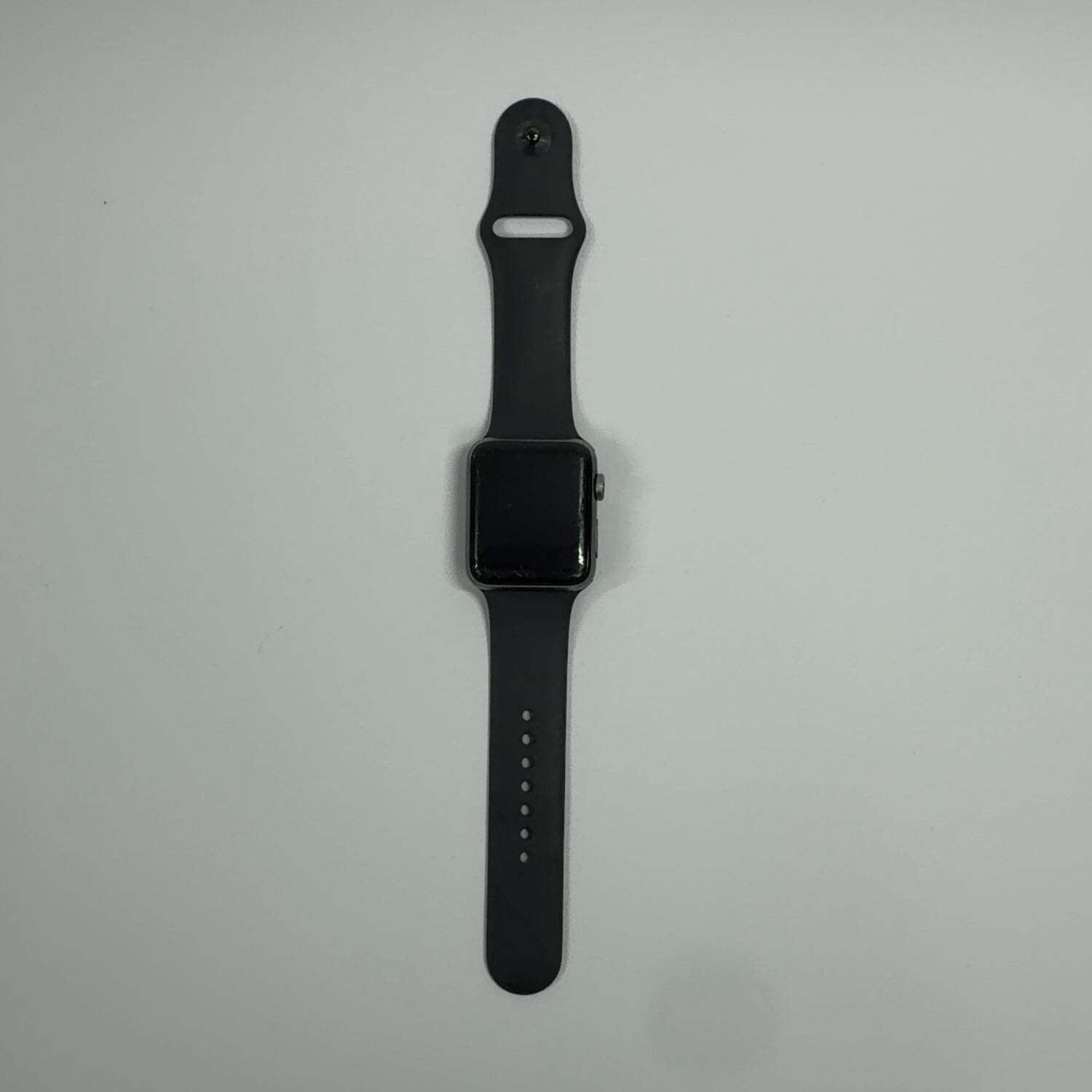 GPS Only Apple Watch Series 3 42MM Space Gray Aluminum Black Sport Band A1859