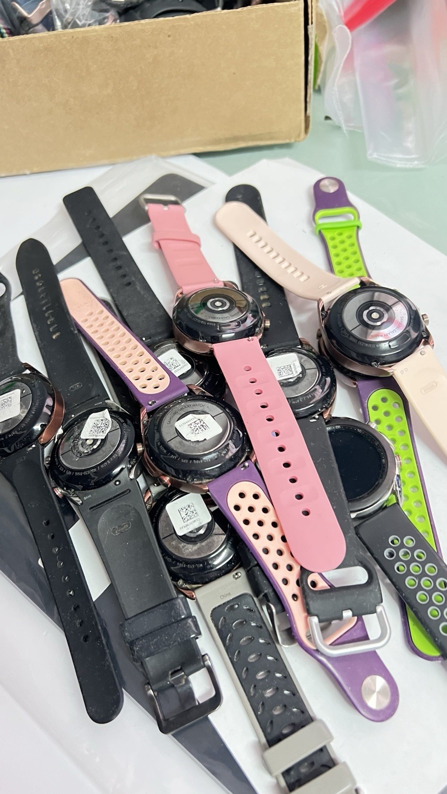 lot 10 Samsung Galaxy Watch3 SM-R850 41mm Stainless Steel Case