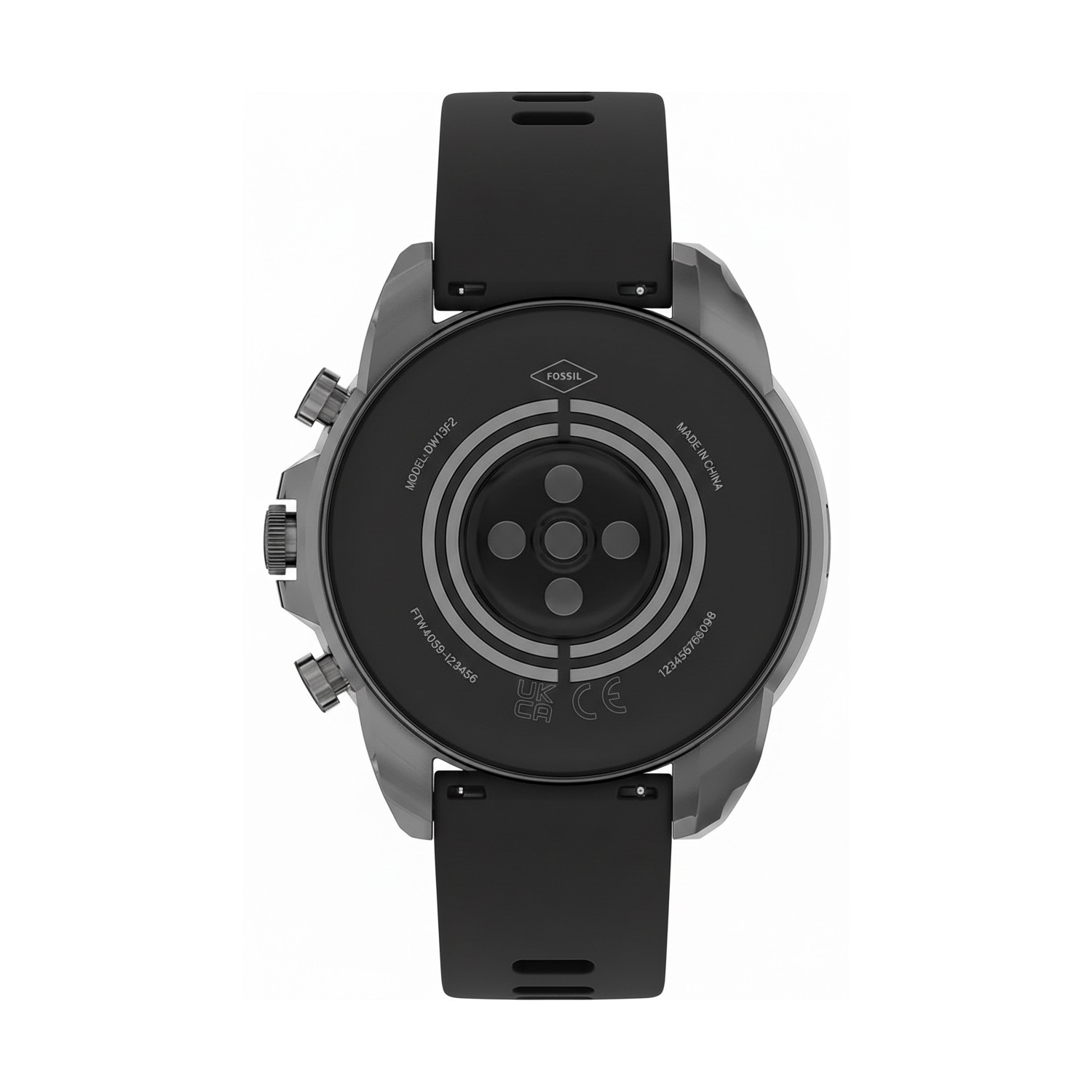 Fossil Men’s Gen 6 44mm Stainless Steel Smoke Smartwatch (FTW4059V)