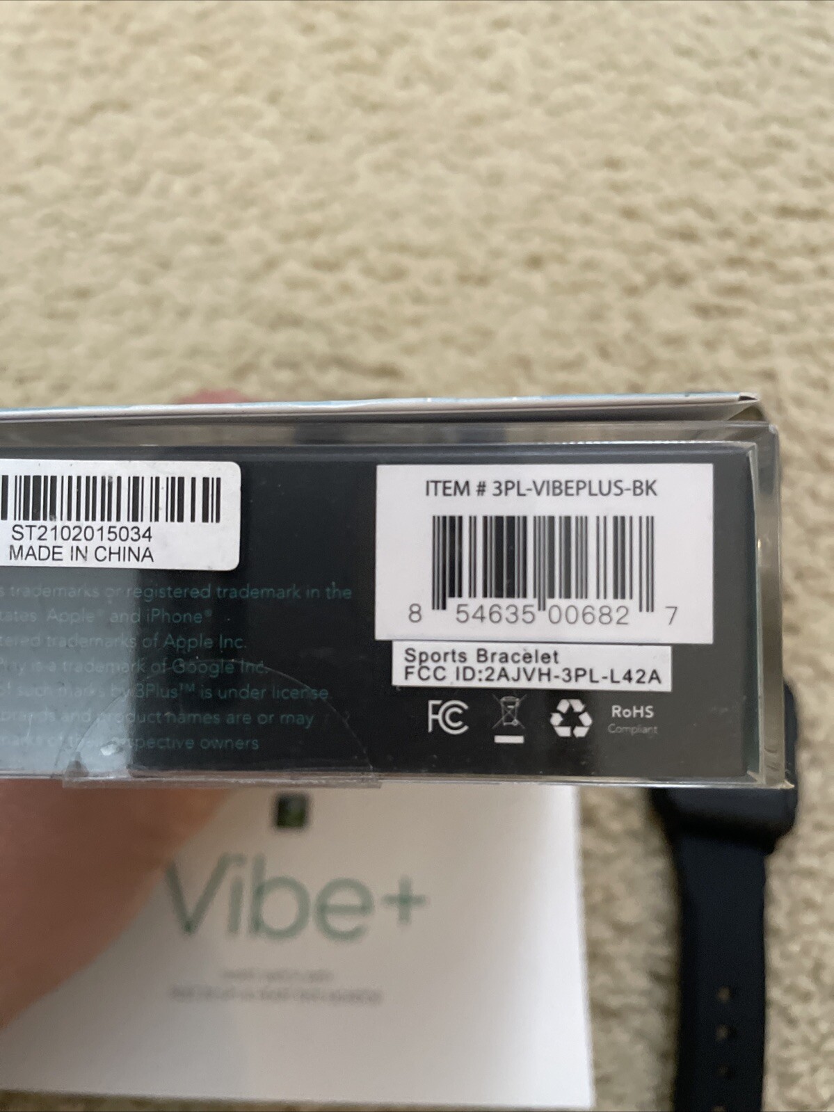 Vibe+ 3 Smartwatch with Built in GPS & Heart Monitor