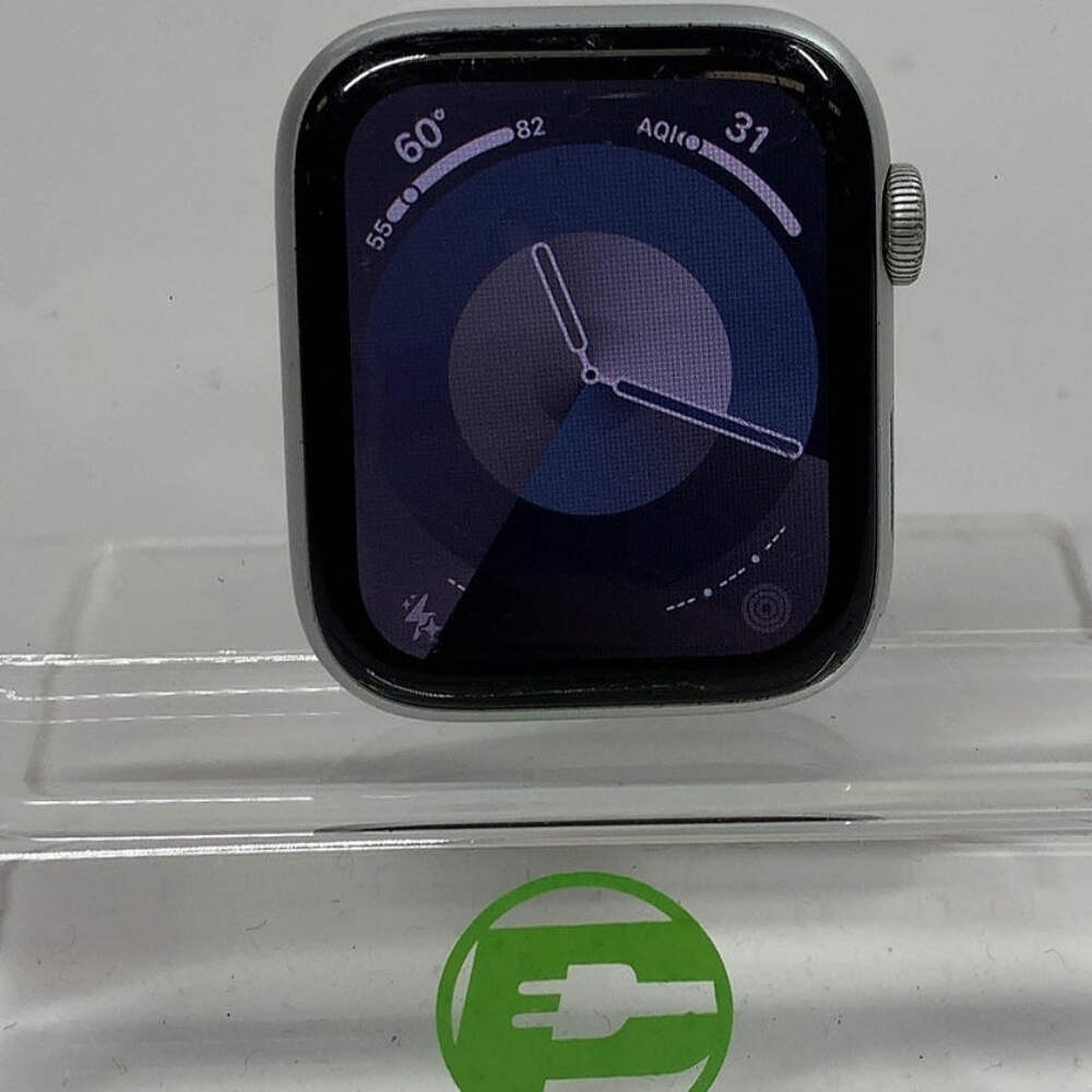 GPS Only Apple Watch SE 1st Gen 44MM Silver Aluminum MYEM2LL/A Face Only