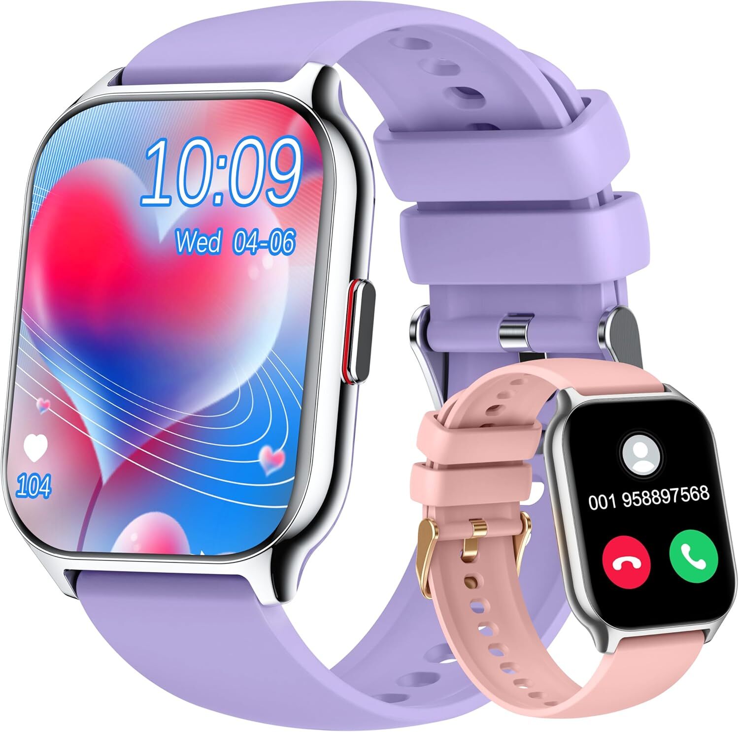 Smart Watch for Women Men Dial/Answer Calls Heart Rate for iPhone 17 Pro Max
