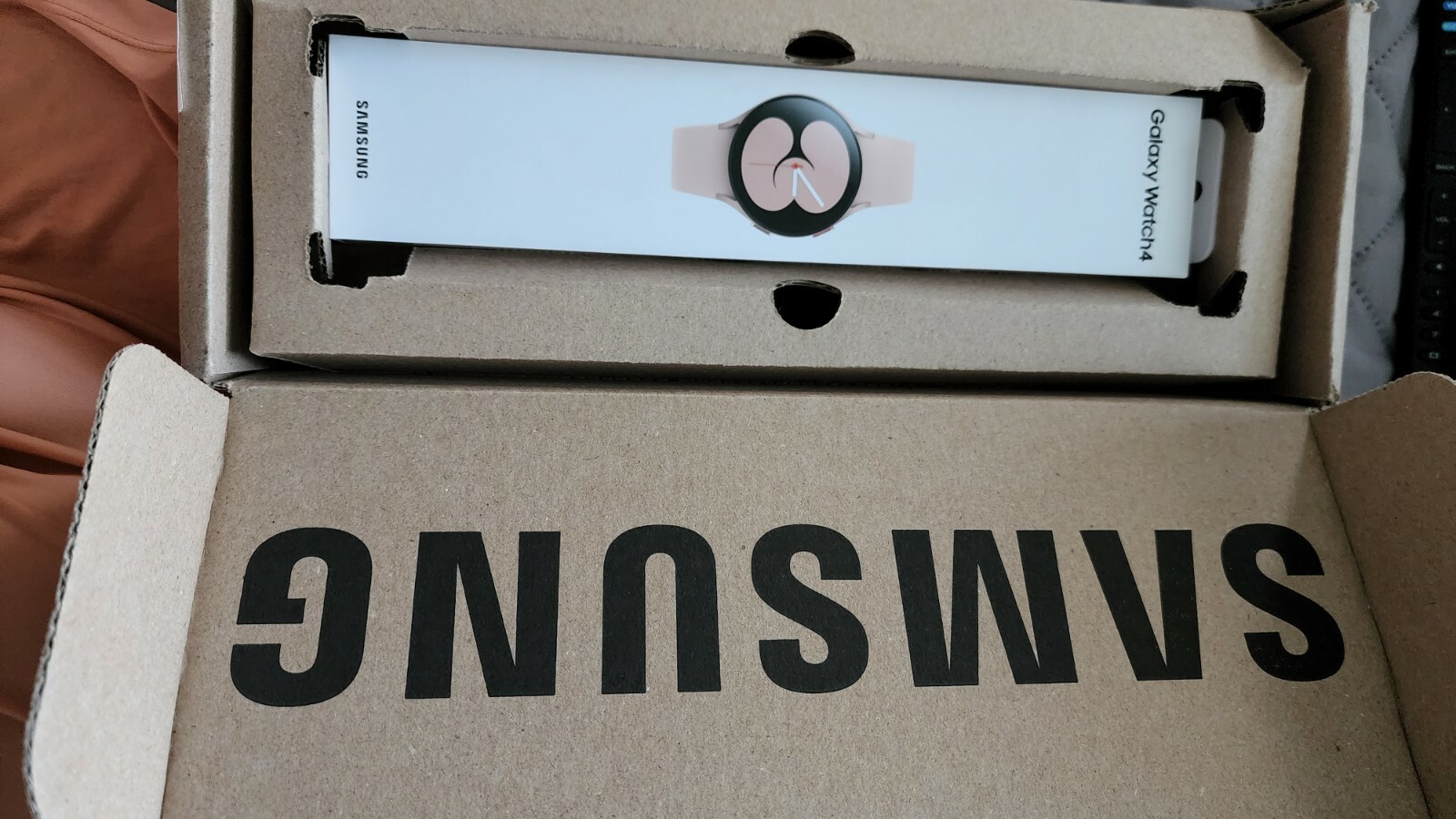 Samsung Galaxy Watch4 SM-R860 40mm Aluminum Case with Sport Band – Pink Gold…