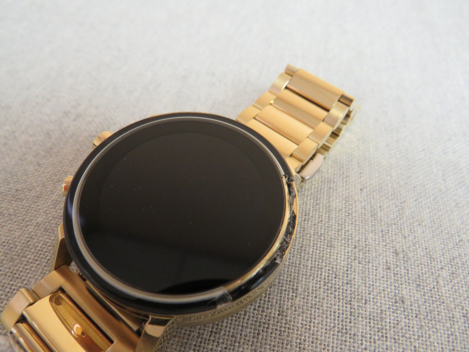 Movado Connect 2.0 Gold-Tone St. Steel Touchscreen Hybrid Smart Watch # WH 472 B