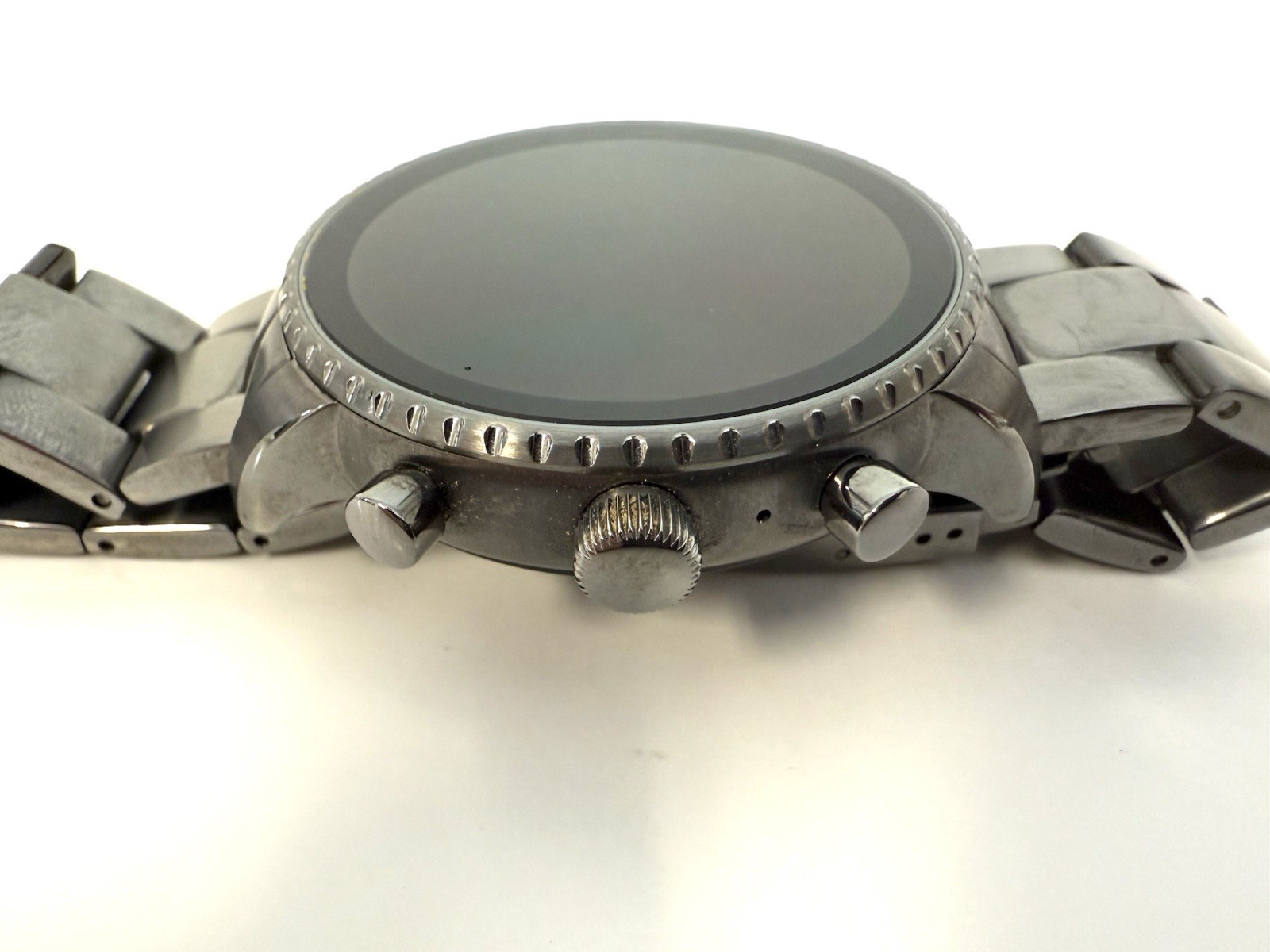 Fossil Gen 4 FTW4012 Explorist HR Smoke Stainless Steel Smartwatch