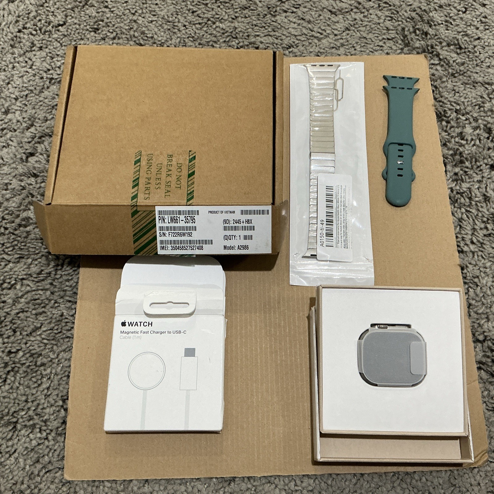 MREQ3LL/A Apple Watch Ultra 2 49mm A2986 – GPS + LTE – Titanium