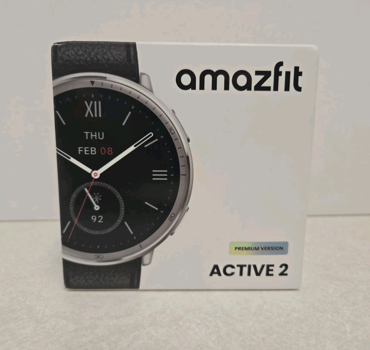 Amazfit Active 2 Premium Version 44mm Fitness Smart Watch Leather Band