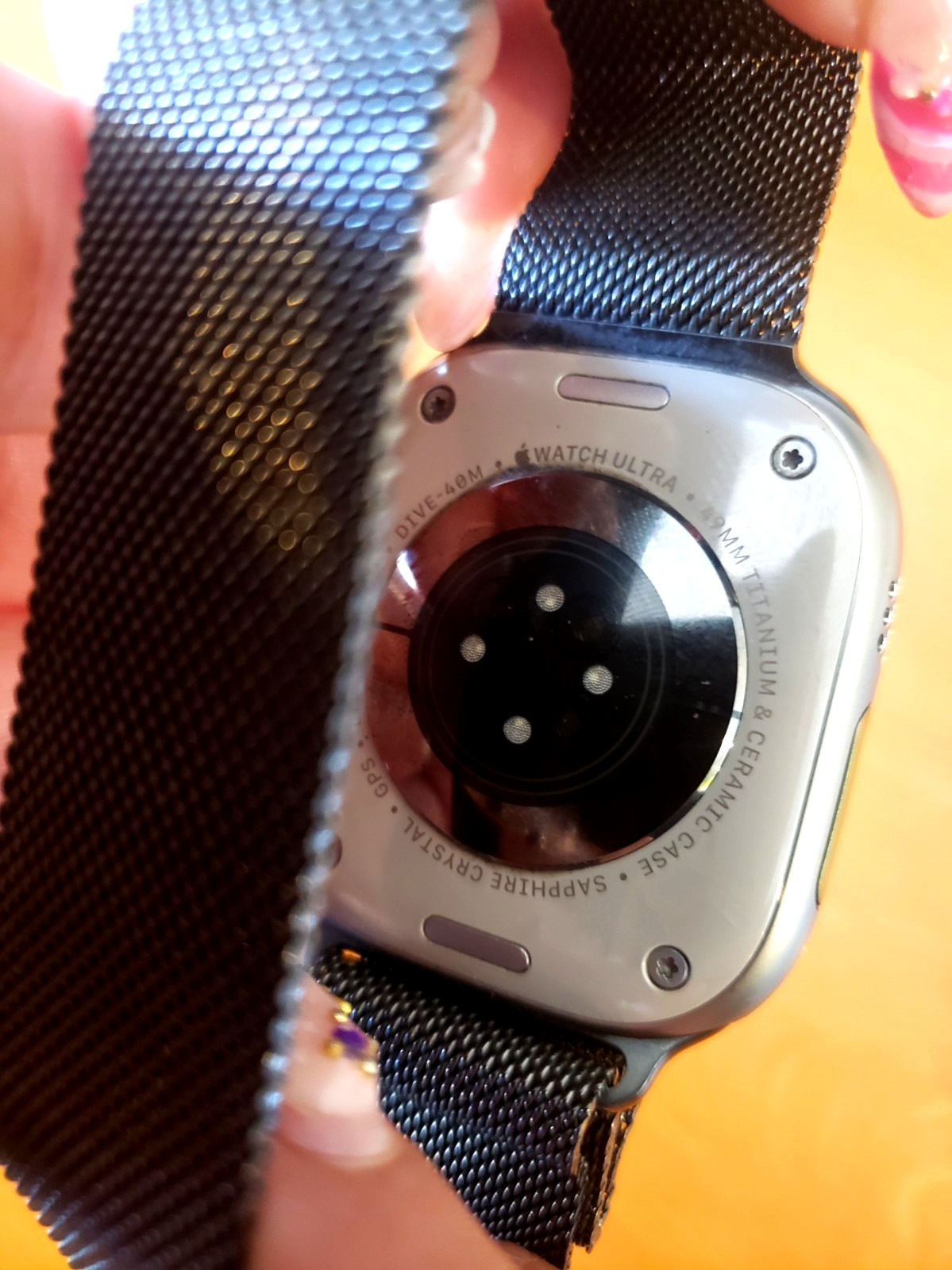 Apple Watch Ultra 49mm Titanium Case Black Alpine Loop (Excellent Condition)