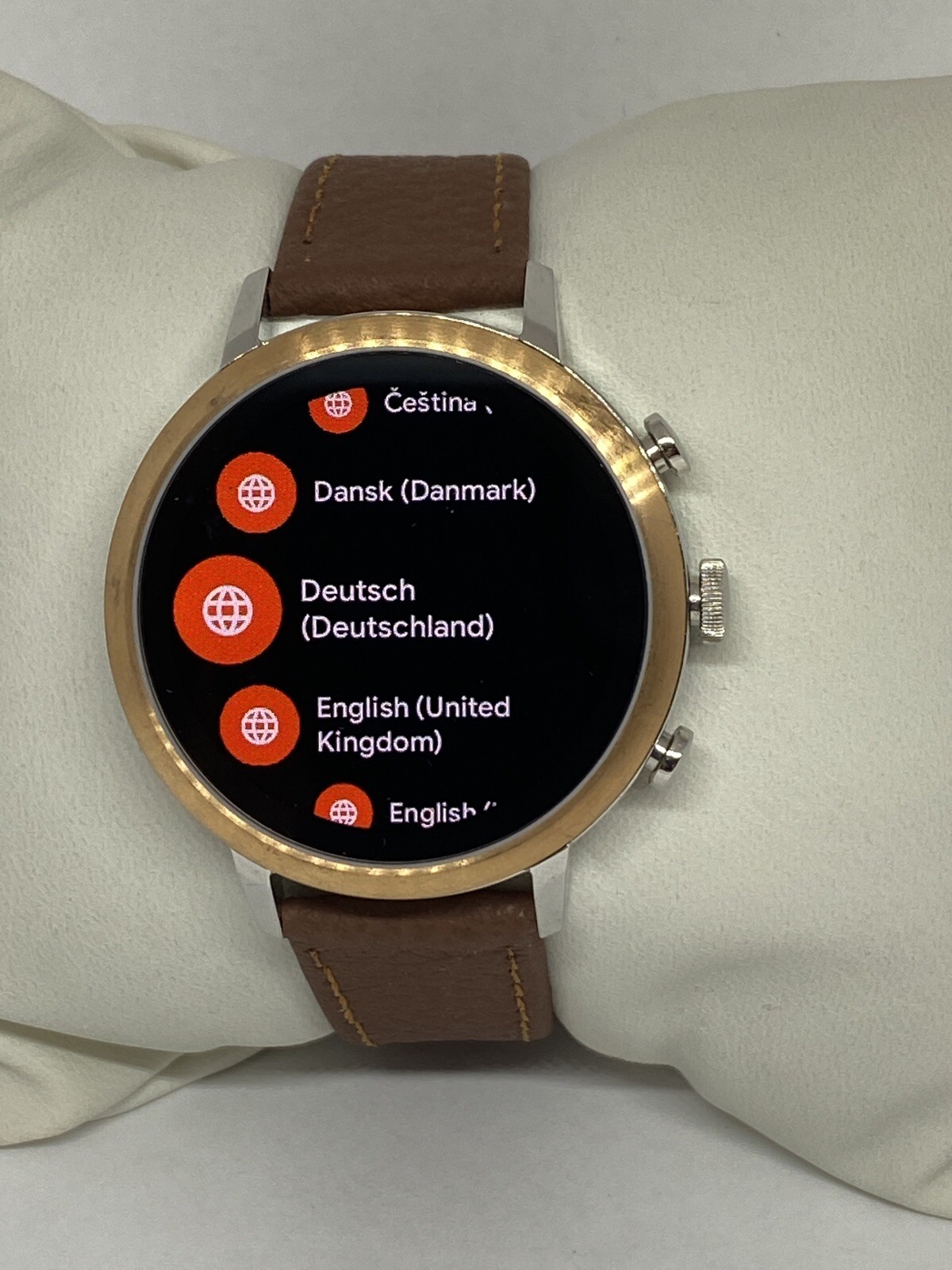 Fossil Gen 4 Authentic Digital Dial Smart Watch Custom Band FTW6016 DC86