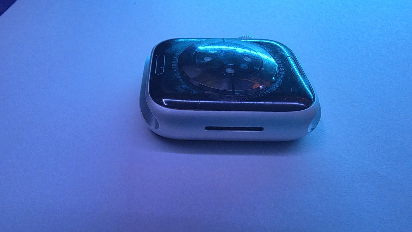 Apple Watch Series 8 GPS Only 41mm Silver Case with Blue Sport Band