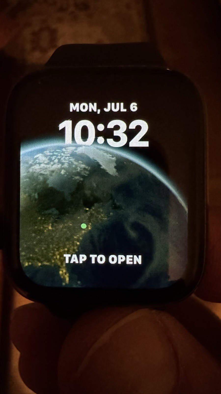 Apple Watch Series 6 44mm Space Gray Aluminum Case with Black Sport Band