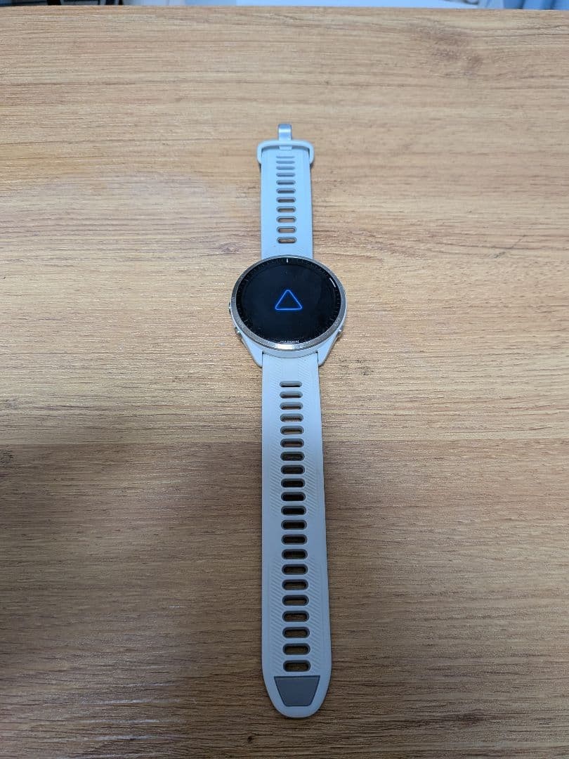 Garmin Forerunner 965 White Gray GPS Running Smartwatch USB-C Adapters Used